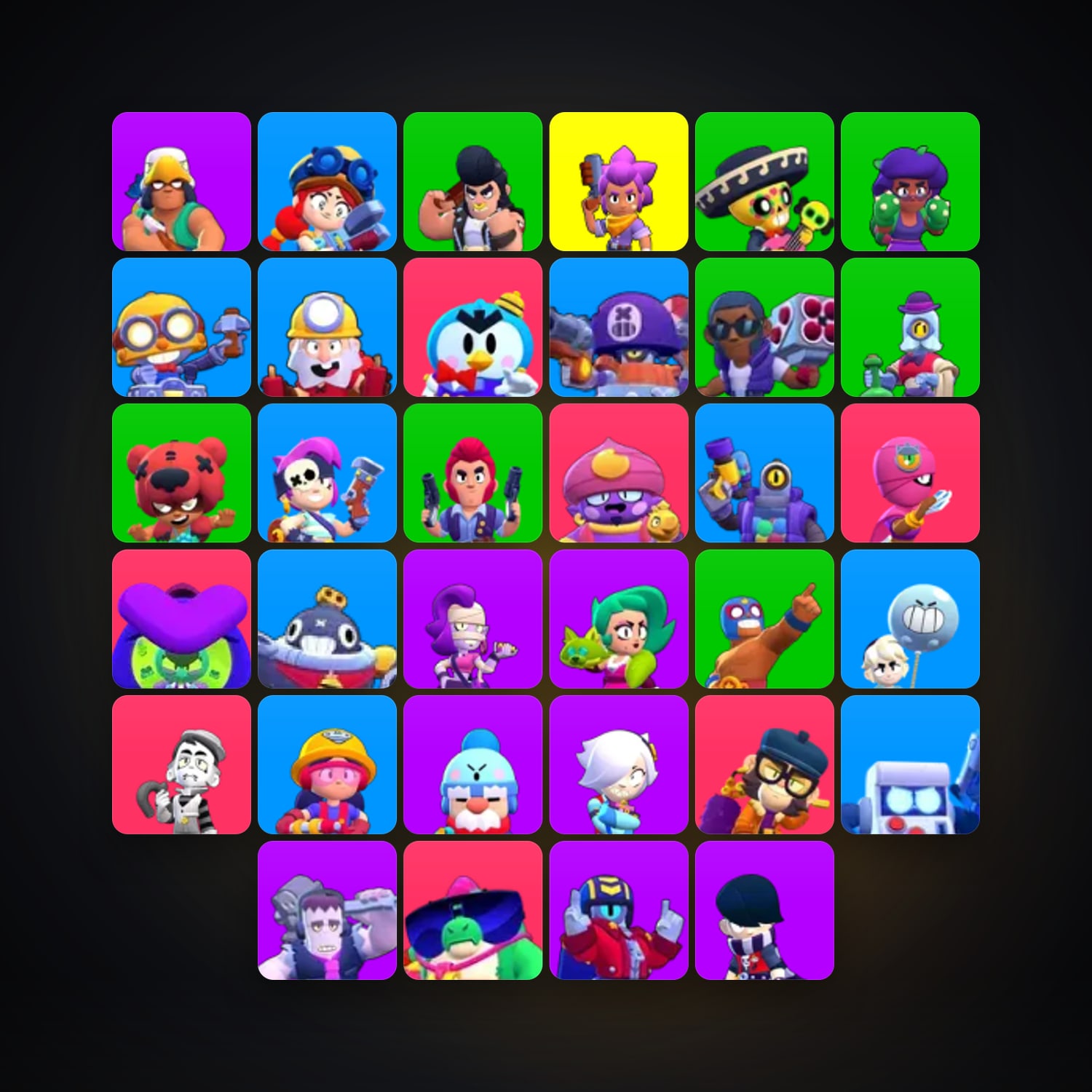 34 Brawlers | 5.7K Trophies — HabibiAccounts