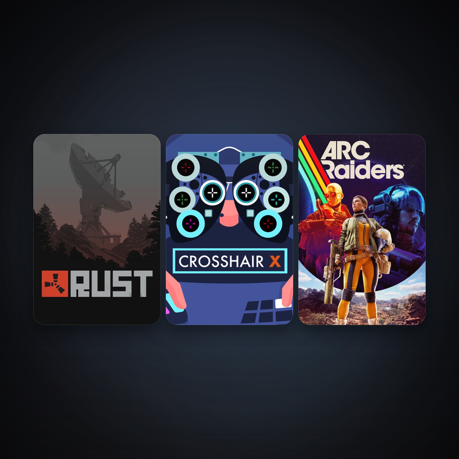 Rust + Crosshair X, 4 games, clean — HabibiAccounts