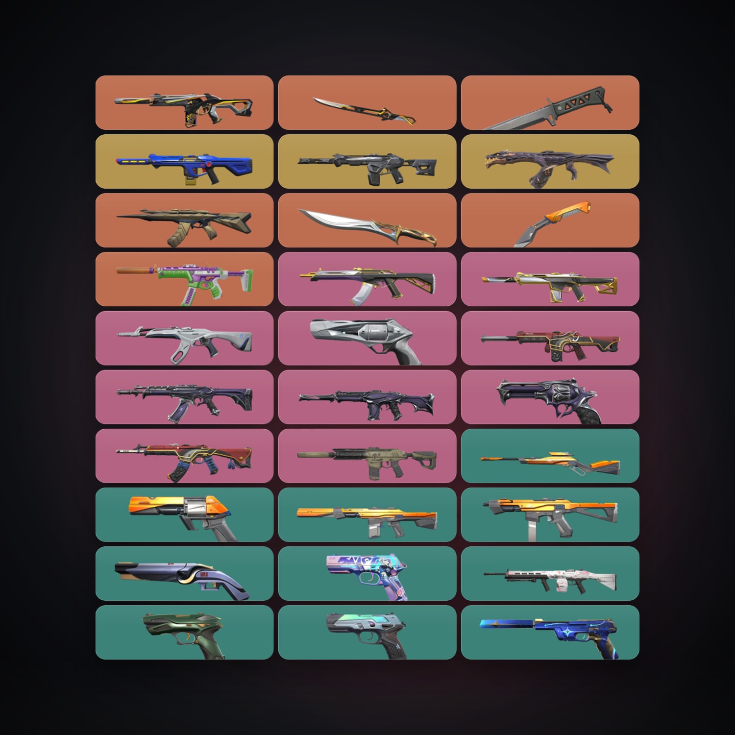EU Bronze 3 locker — 4 knives, 61 skins, lvl 357 · 261586089 — HabibiAccounts