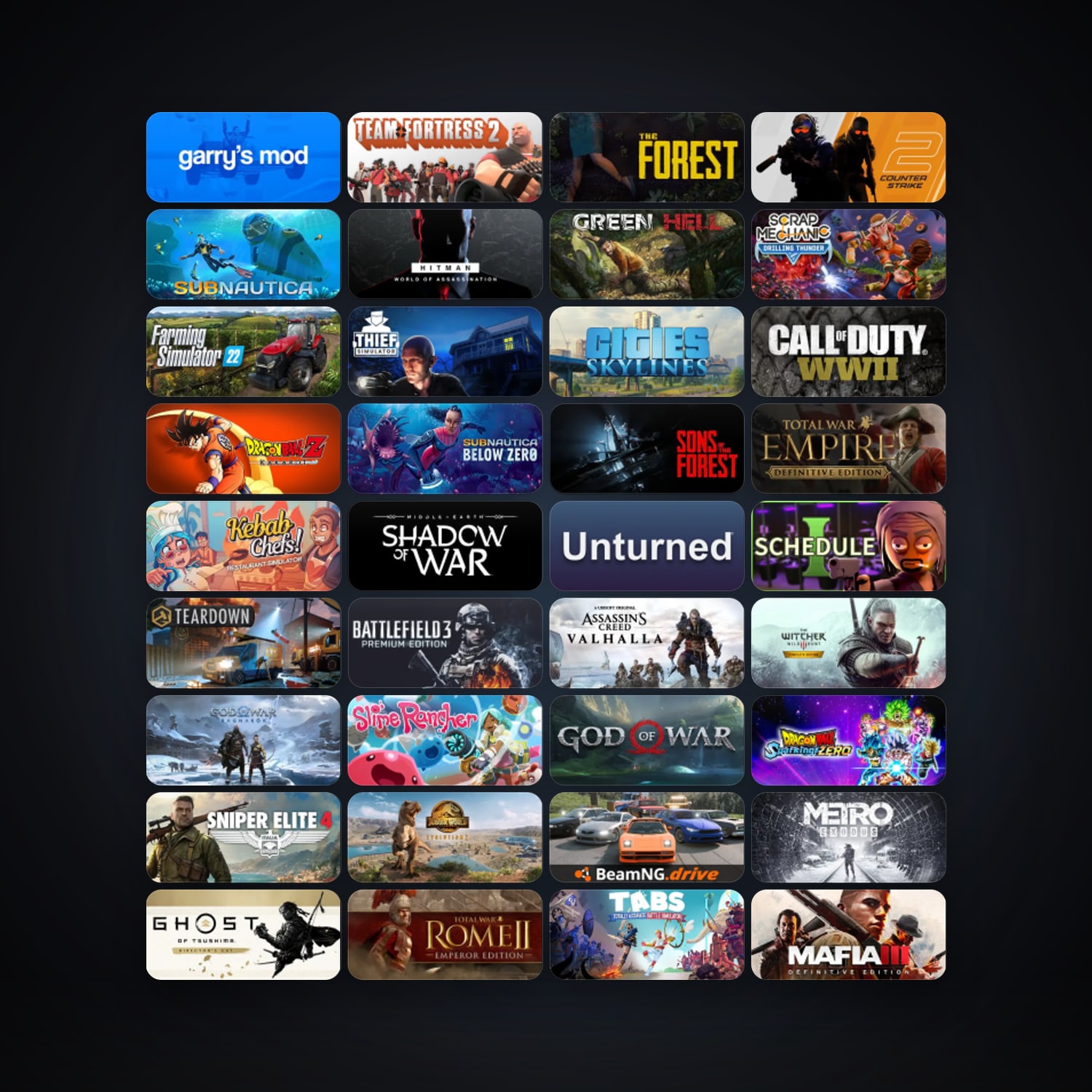Steam 202 games, Steam 13, clean — HabibiAccounts