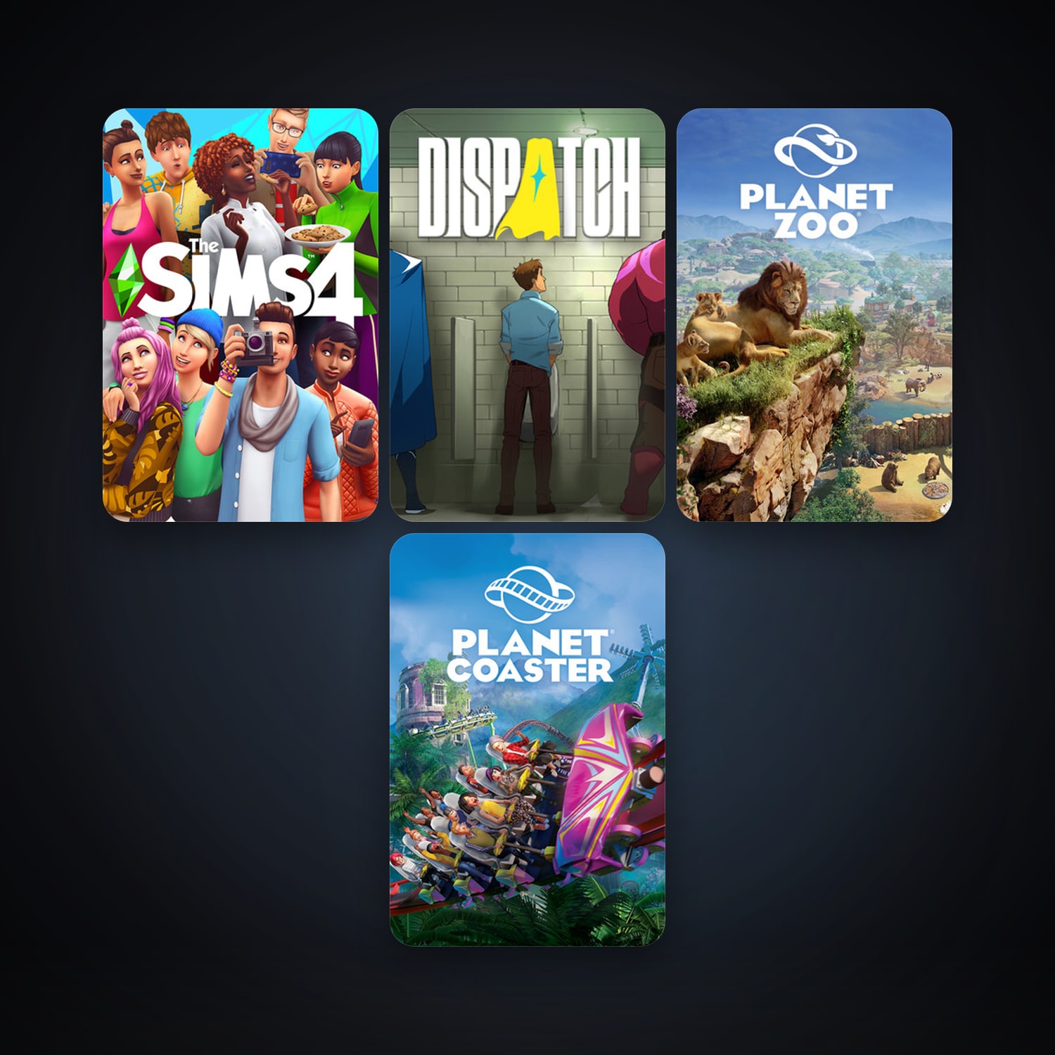Planet Coaster + Planet Zoo, 6 games, clean — HabibiAccounts
