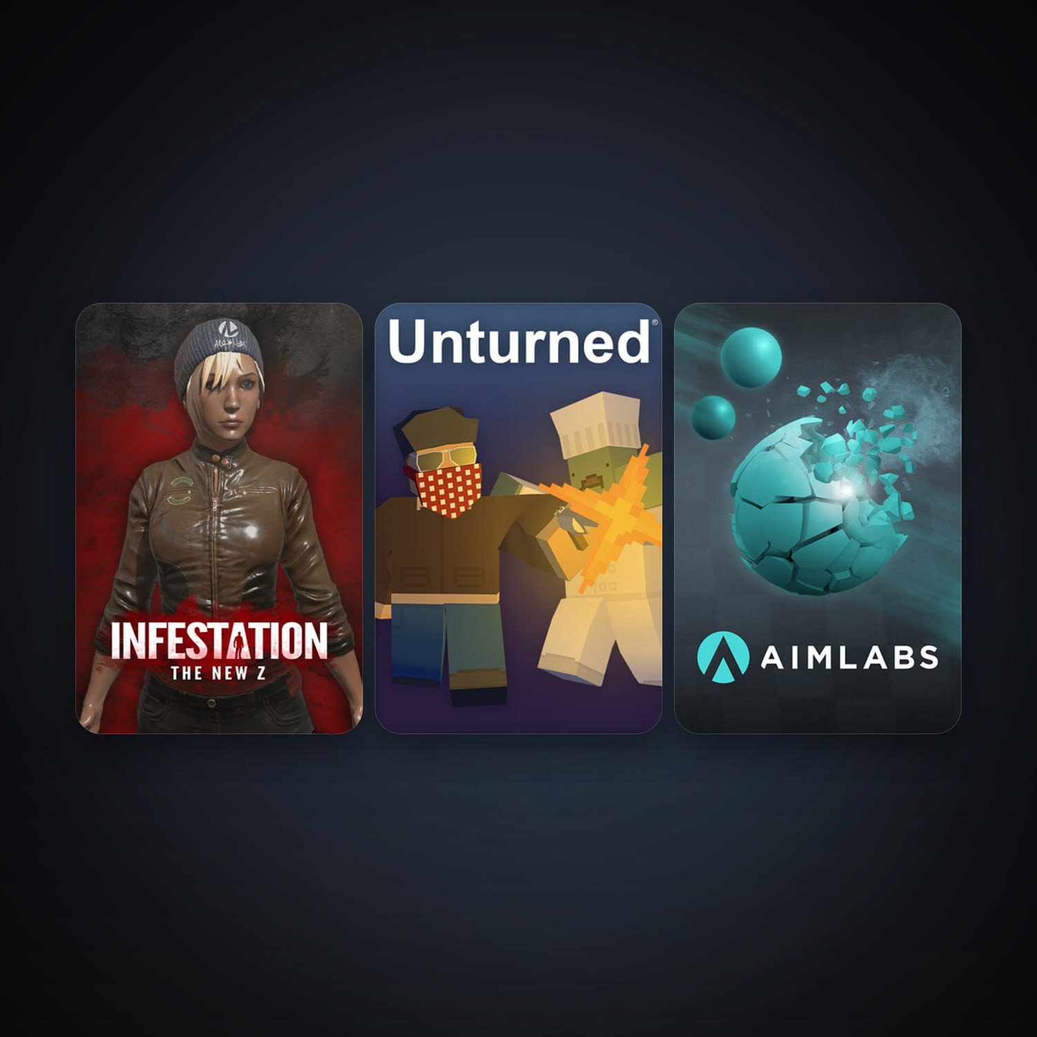 Unturned + Infestation: The New Z, 6 games, clean — HabibiAccounts
