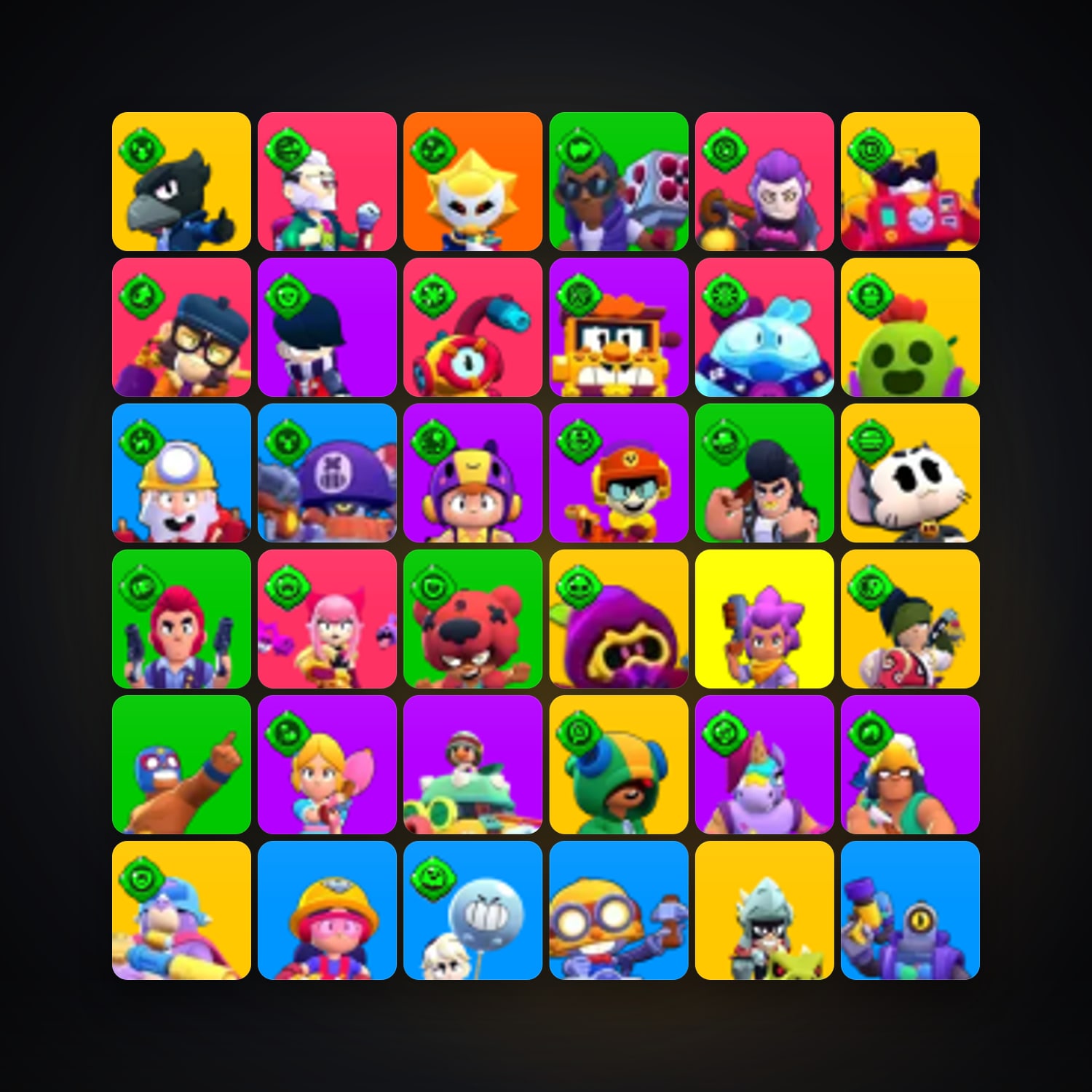 105 Brawlers | 35.6K Trophies — Supercell Account — HabibiAccounts
