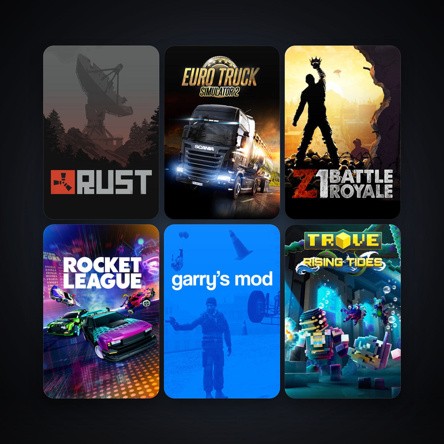 Garry's Mod + Free CS2 (No Prime), 27 games, Steam 16, clean — HabibiAccounts