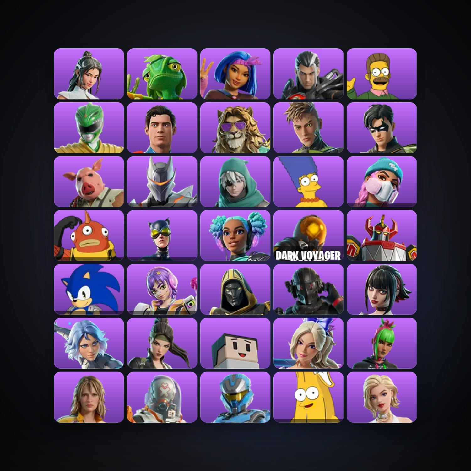 Fortnite account with Yoo-mi & Ziggy — 49 skins — 50 V-Bucks — lvl 1310 — HabibiAccounts