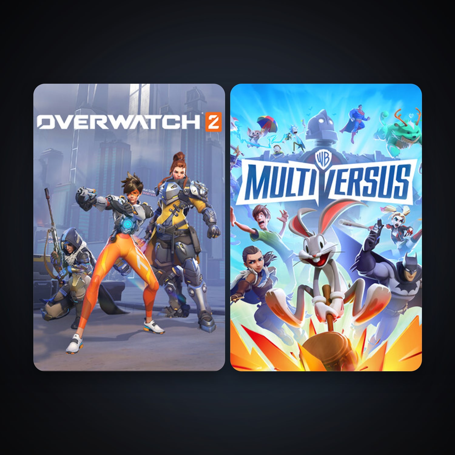 MultiVersus + Overwatch 2, 7 games, clean — HabibiAccounts