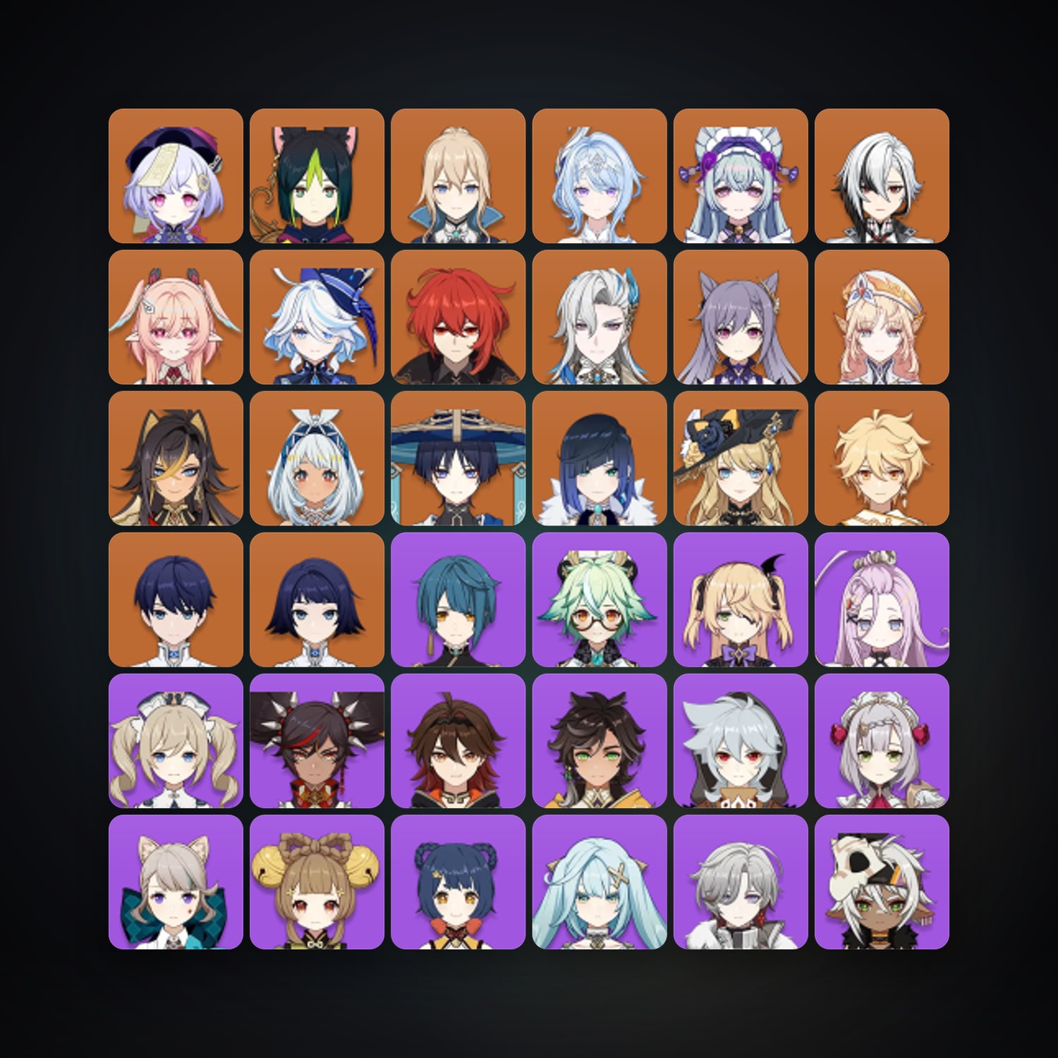 Genshin Impact | AR 59 | 70 Chars | 17× 5★ — Genshin / miHoYo Account — HabibiAccounts