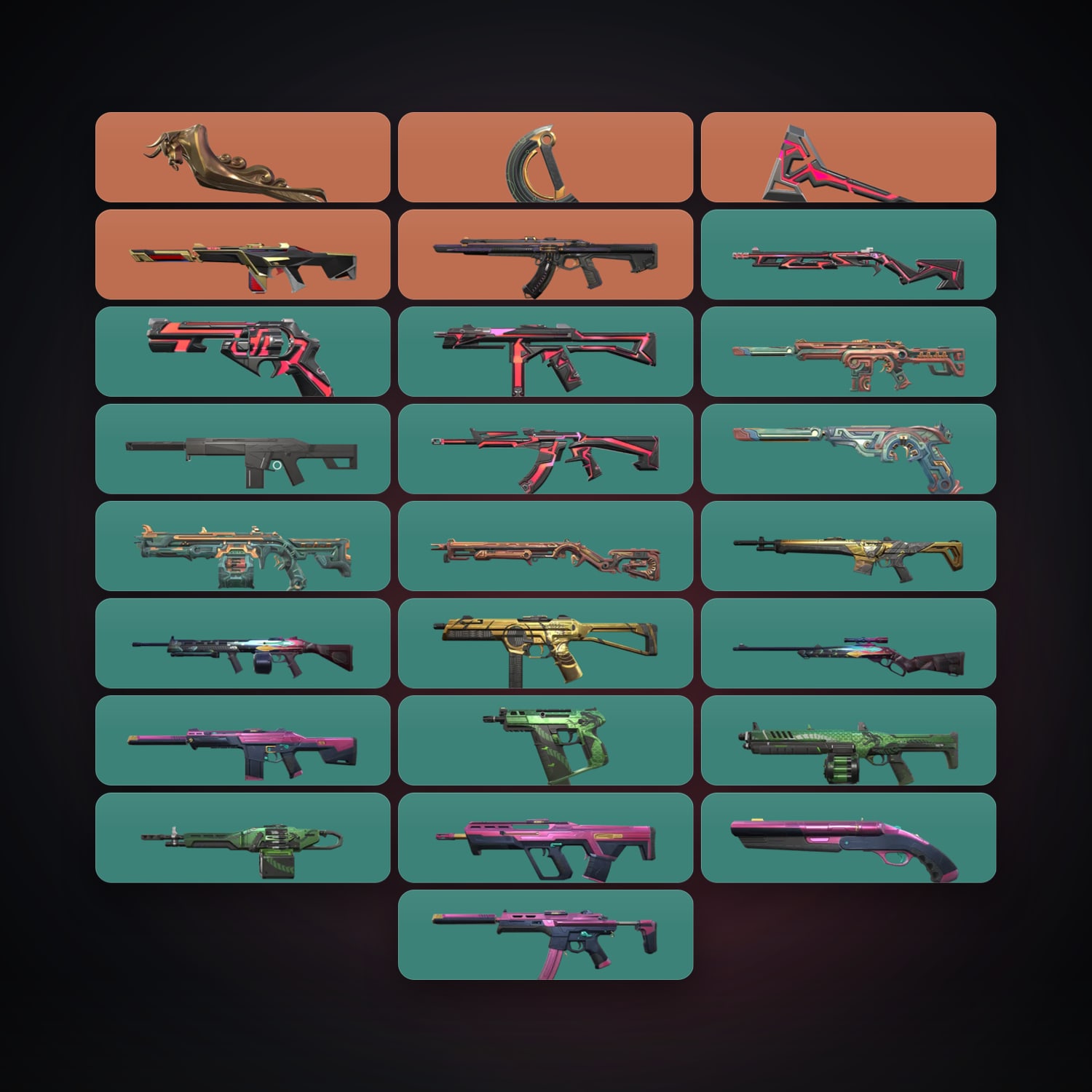 EU Plat 1 locker — 3 knives, 27 skins, lvl 69 — HabibiAccounts