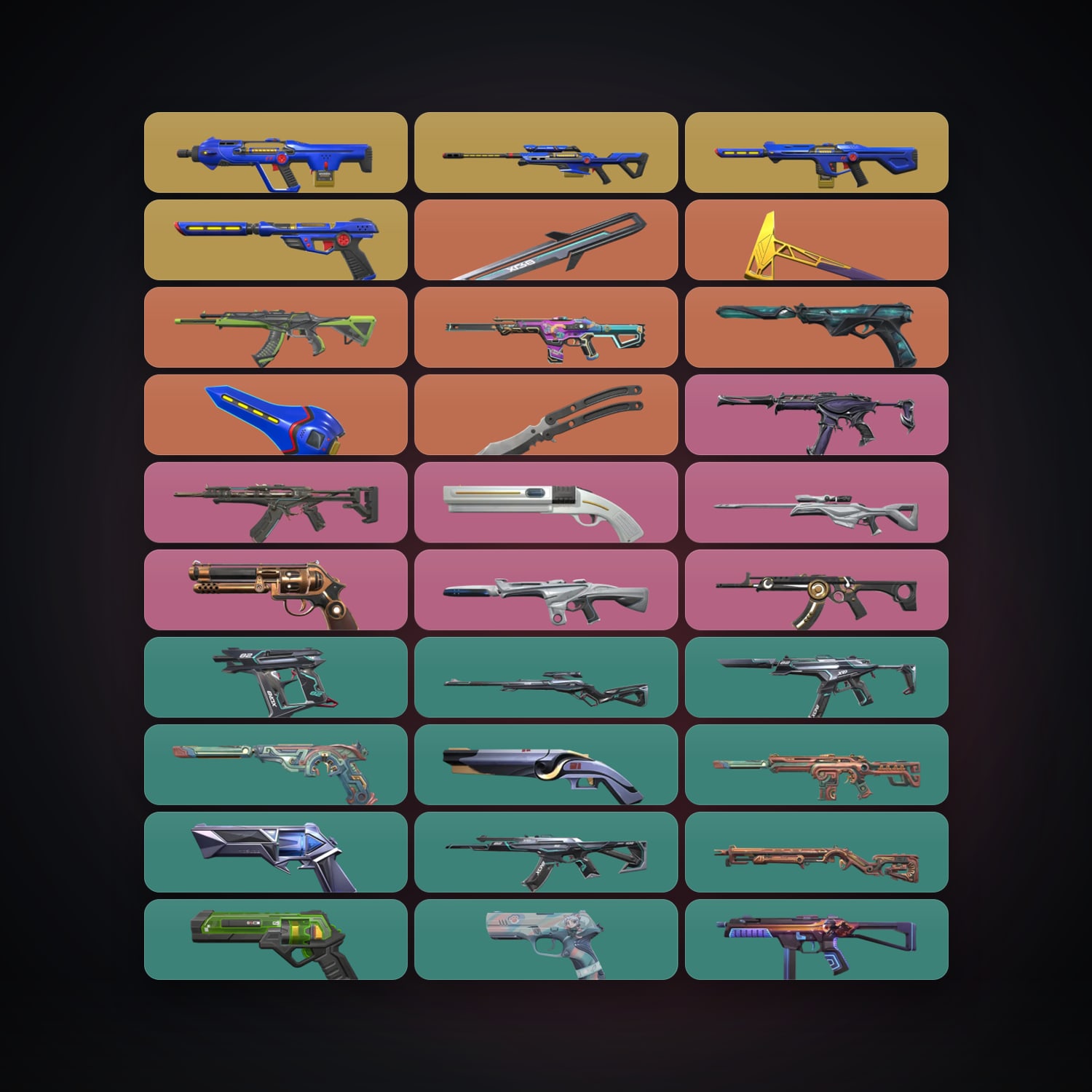 EU Silver 2 locker — 4 knives, 41 skins, lvl 135 — HabibiAccounts
