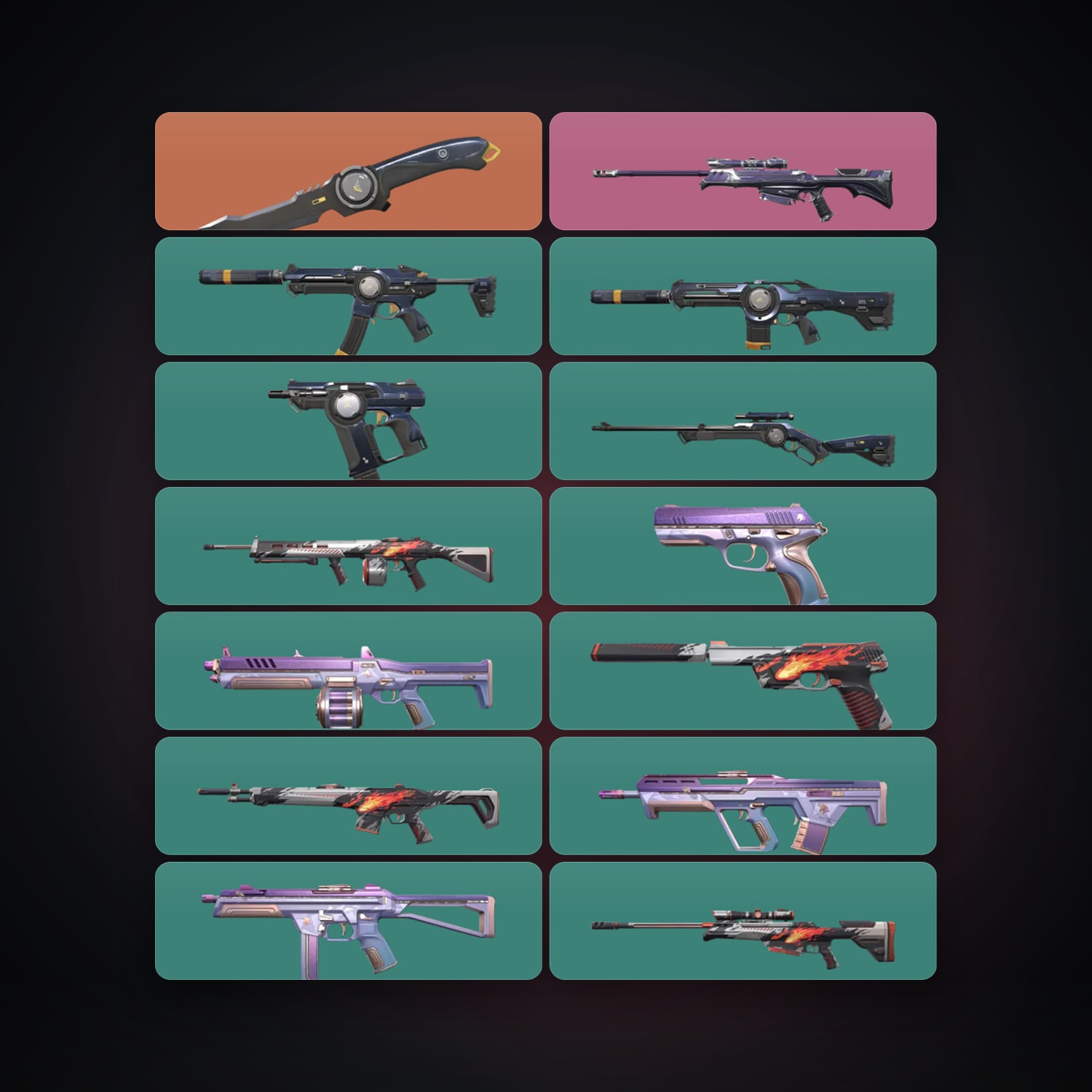 EU Silver 2 locker — 1 knives, 14 skins, lvl 63 — HabibiAccounts