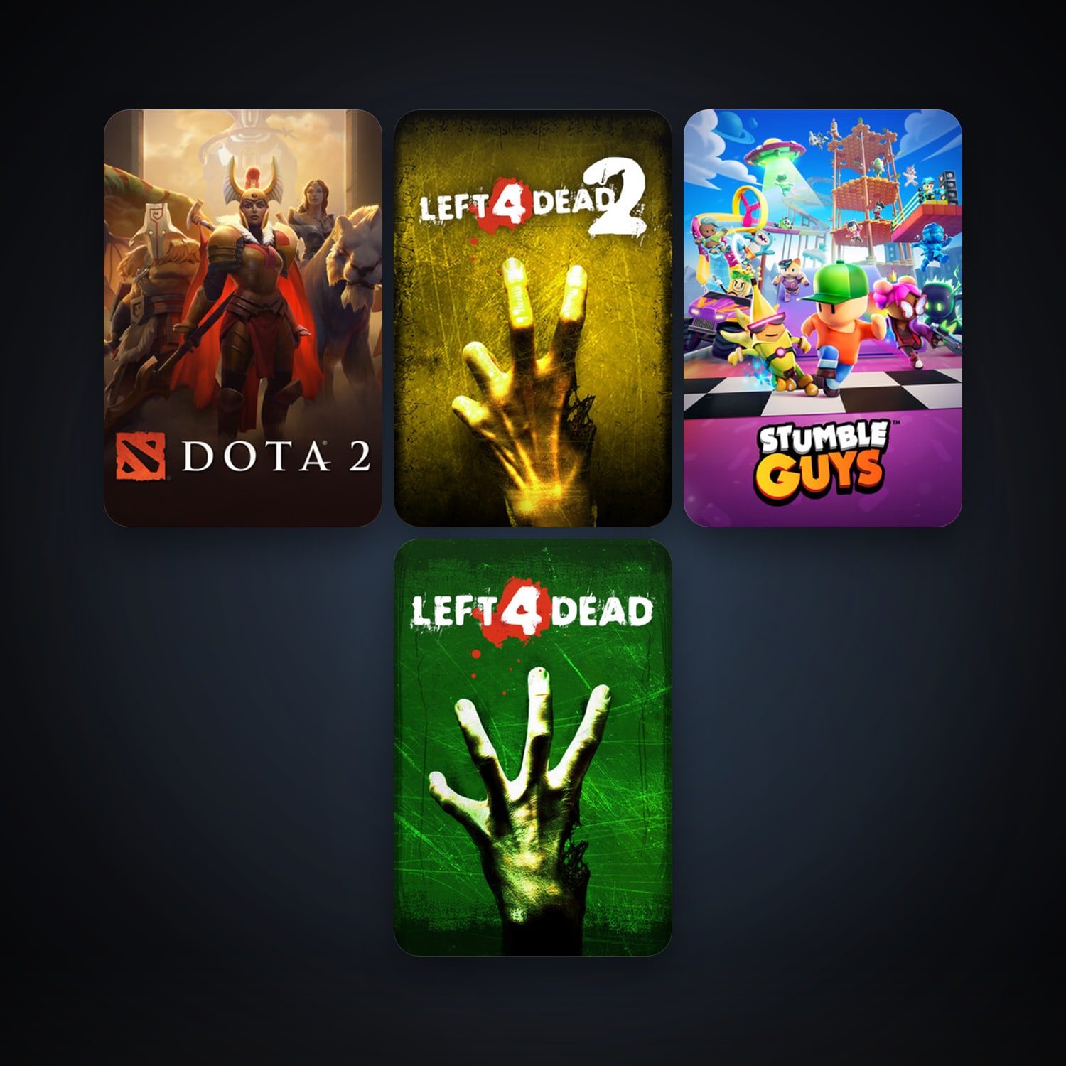 Left 4 Dead + Left 4 Dead 2, 5 games, clean — HabibiAccounts