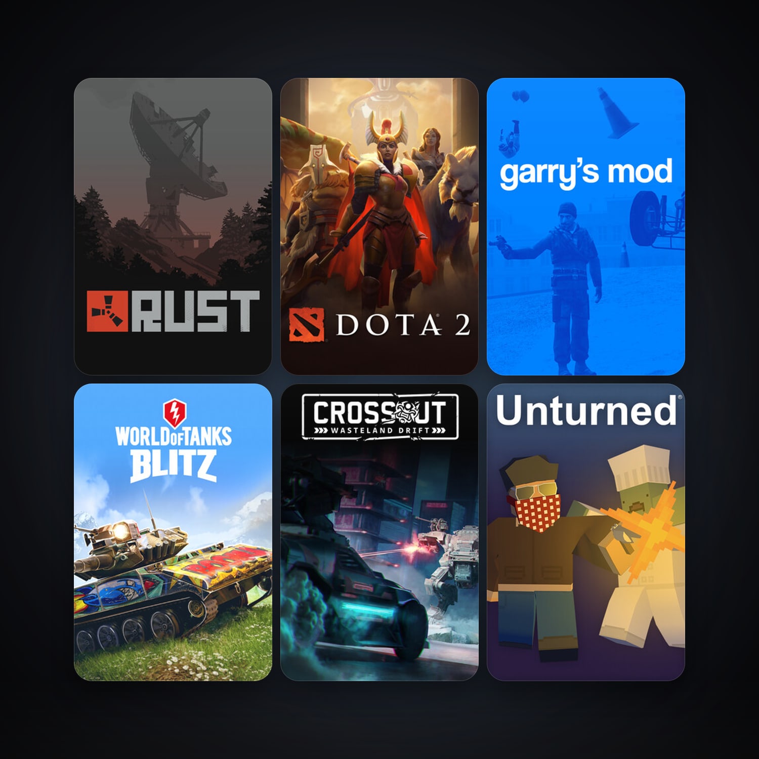 Dota 2 + Garry's Mod, 20 games, clean — HabibiAccounts