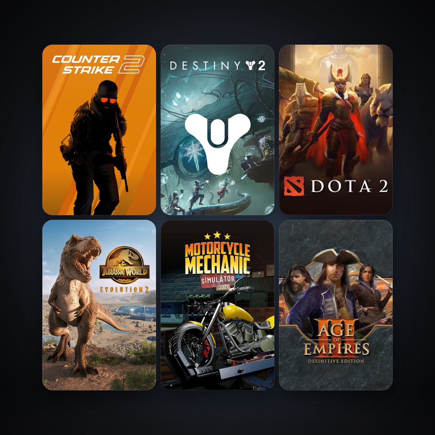 Dota 2 + CS2 Prime, 48 games, Steam 10, clean — HabibiAccounts