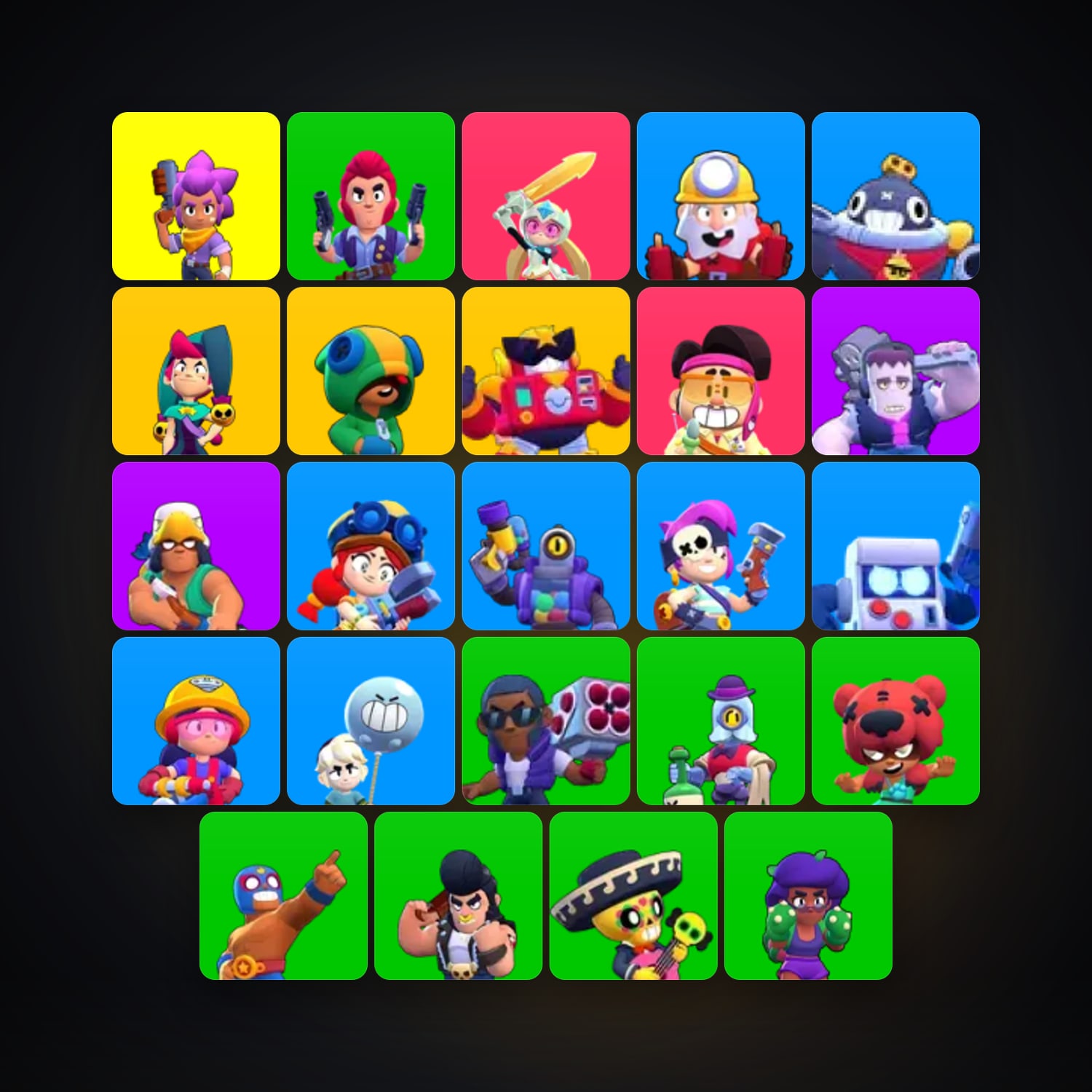Supercell account: 24 Brawlers | 2.5K Trophies — HabibiAccounts
