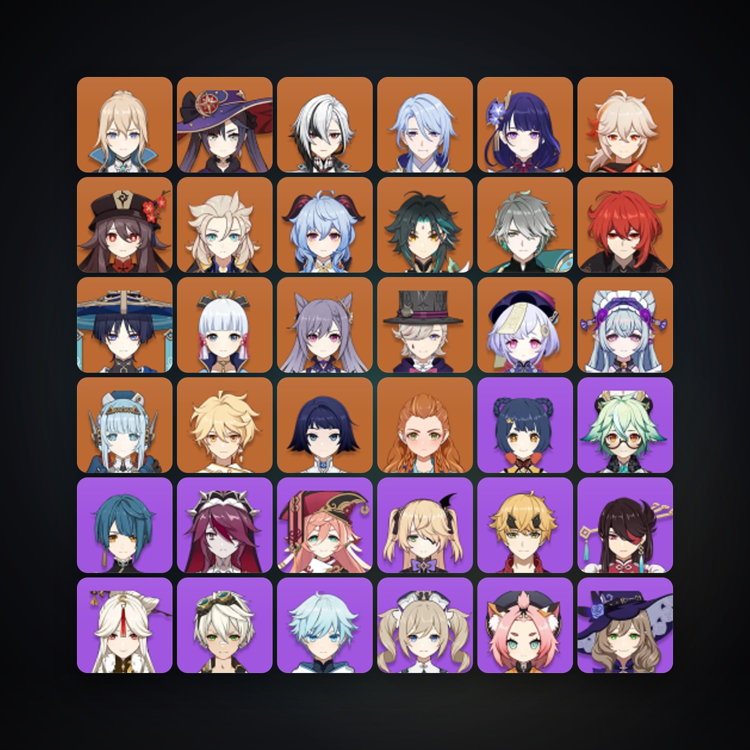 Genshin Impact | AR 59 | 58 Chars | 19× 5★ — Genshin / miHoYo Account — HabibiAccounts