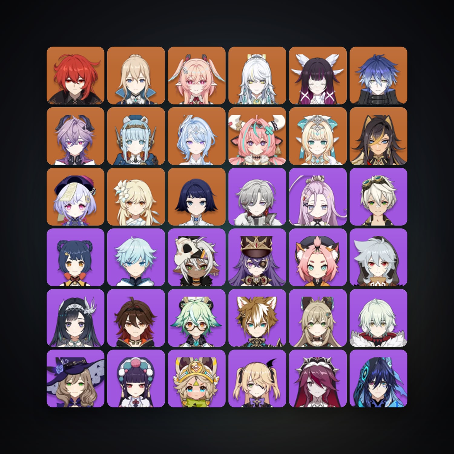 Genshin Impact | AR 55 | 53 Chars | 13× 5★ — Genshin / miHoYo Account — HabibiAccounts