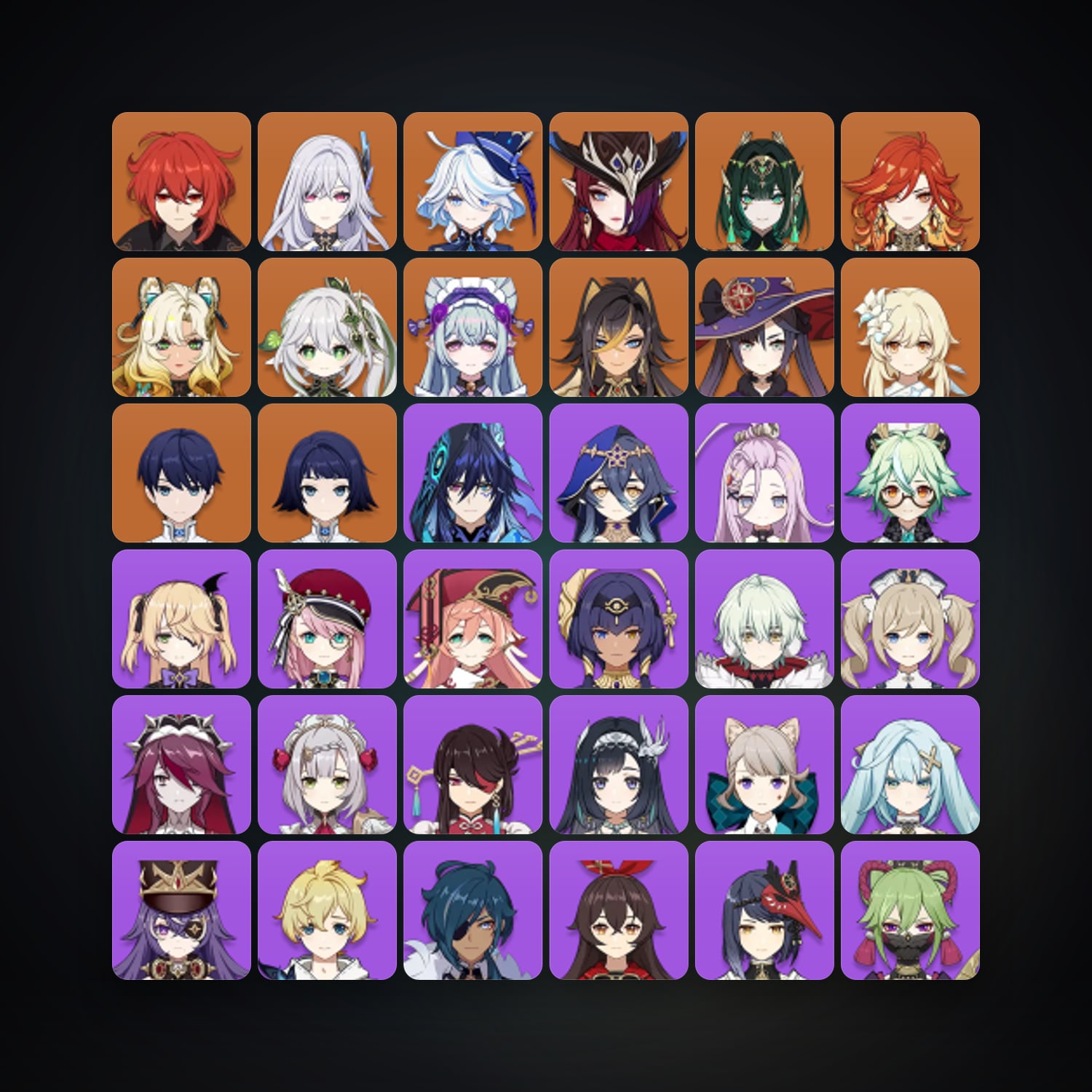 Genshin Impact | AR 56 | 58 Chars | 11× 5★ — Genshin / miHoYo Account — HabibiAccounts
