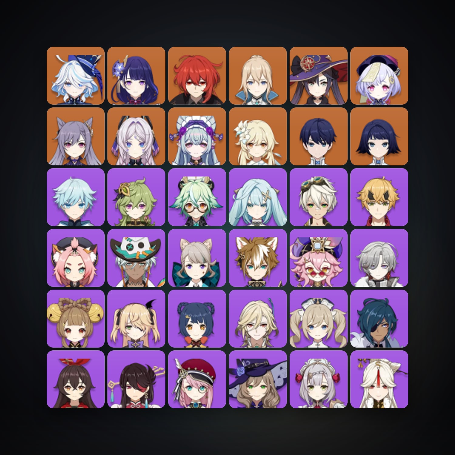 Genshin Impact | AR 55 | 49 Chars | 9× 5★ — Genshin / miHoYo Account — HabibiAccounts