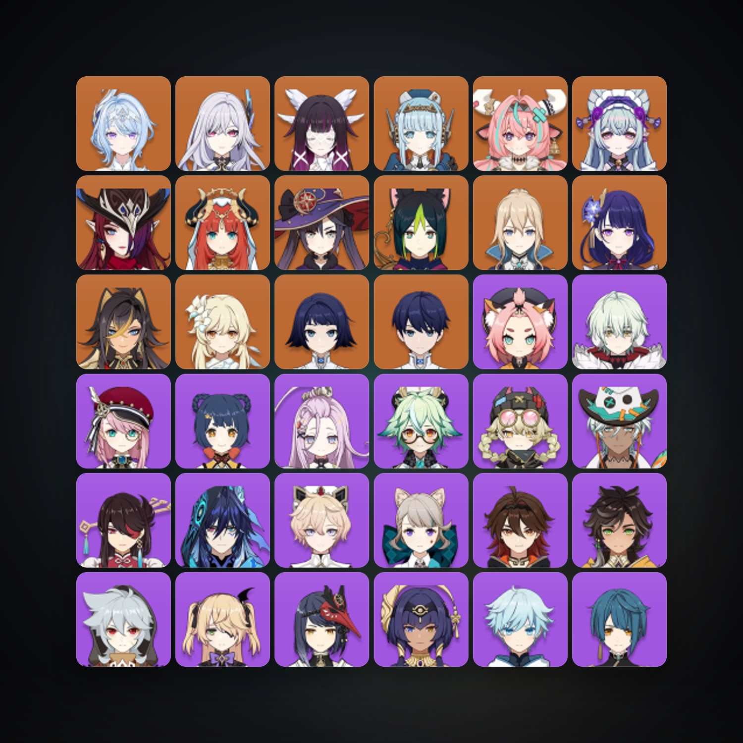 Genshin Impact | AR 56 | 57 Chars | 13× 5★ — Genshin / miHoYo Account — HabibiAccounts