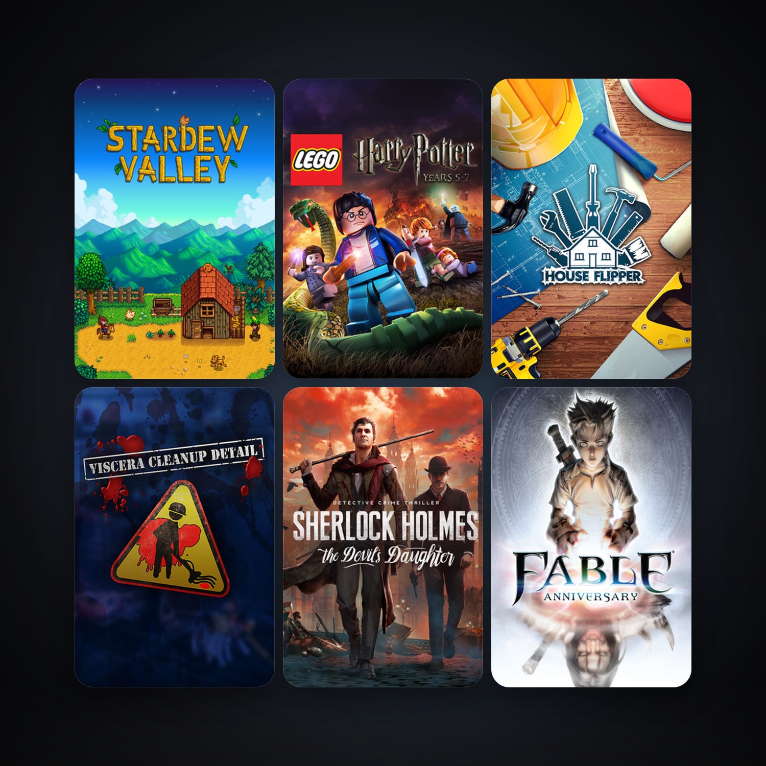 LEGO Harry Potter: Years 5-7 + Viscera Cleanup Detail, 12 games, clean — HabibiAccounts
