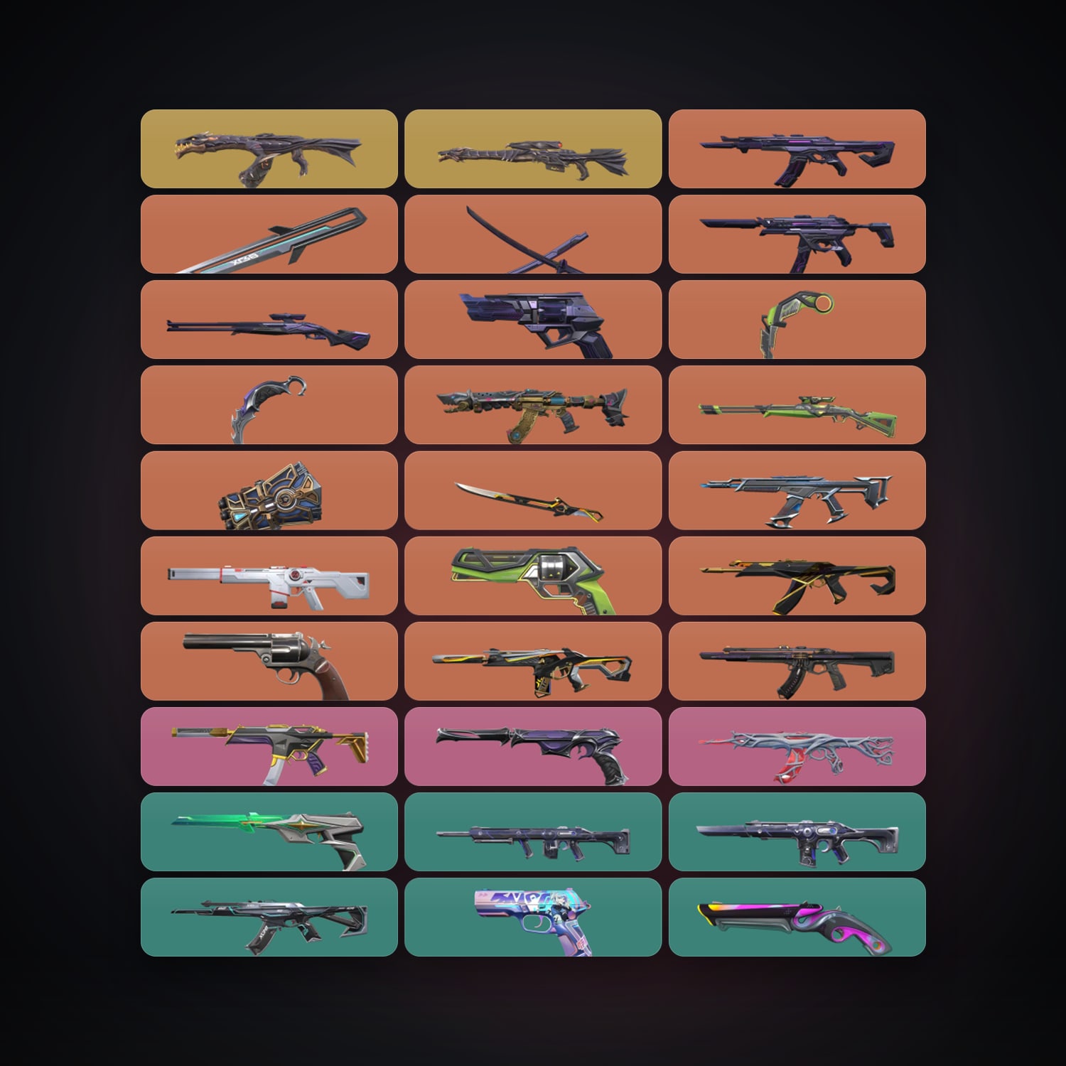 EU Silver 1 locker — 6 knives, 54 skins, lvl 212 — HabibiAccounts
