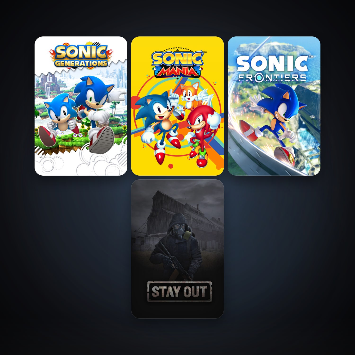 Sonic Generations Collection + Sonic Mania, 5 games, clean — HabibiAccounts