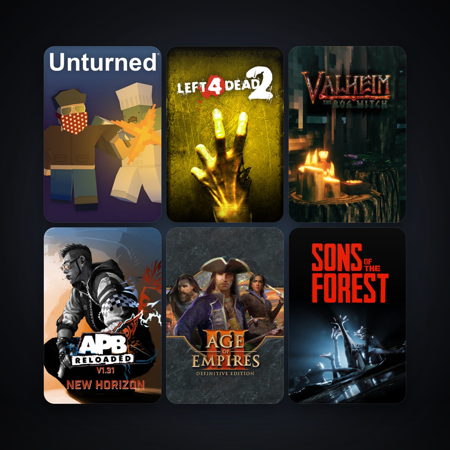 Left 4 Dead 2 + APB Reloaded, 31 games, clean — HabibiAccounts
