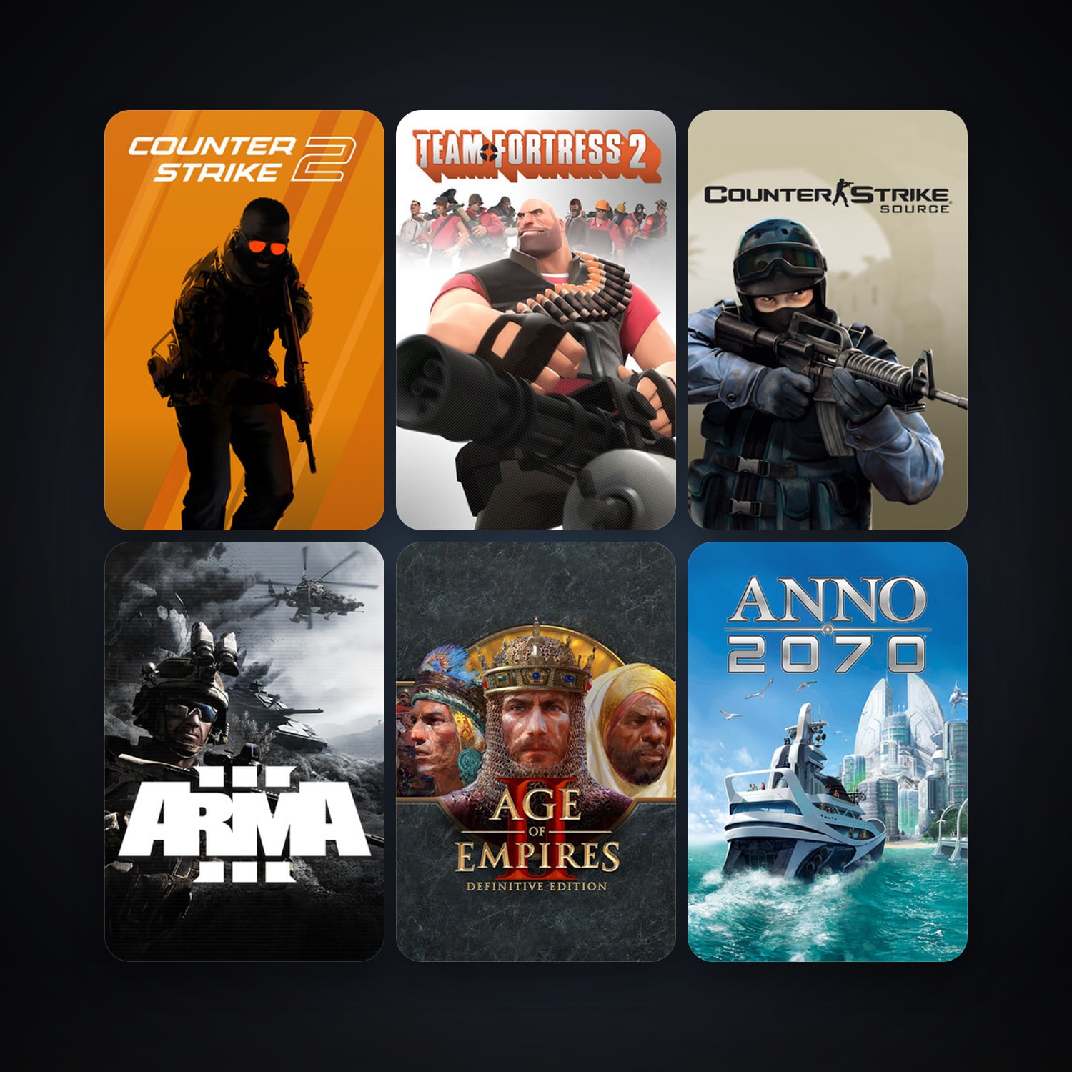 Steam 168 games, Steam 36, clean — HabibiAccounts