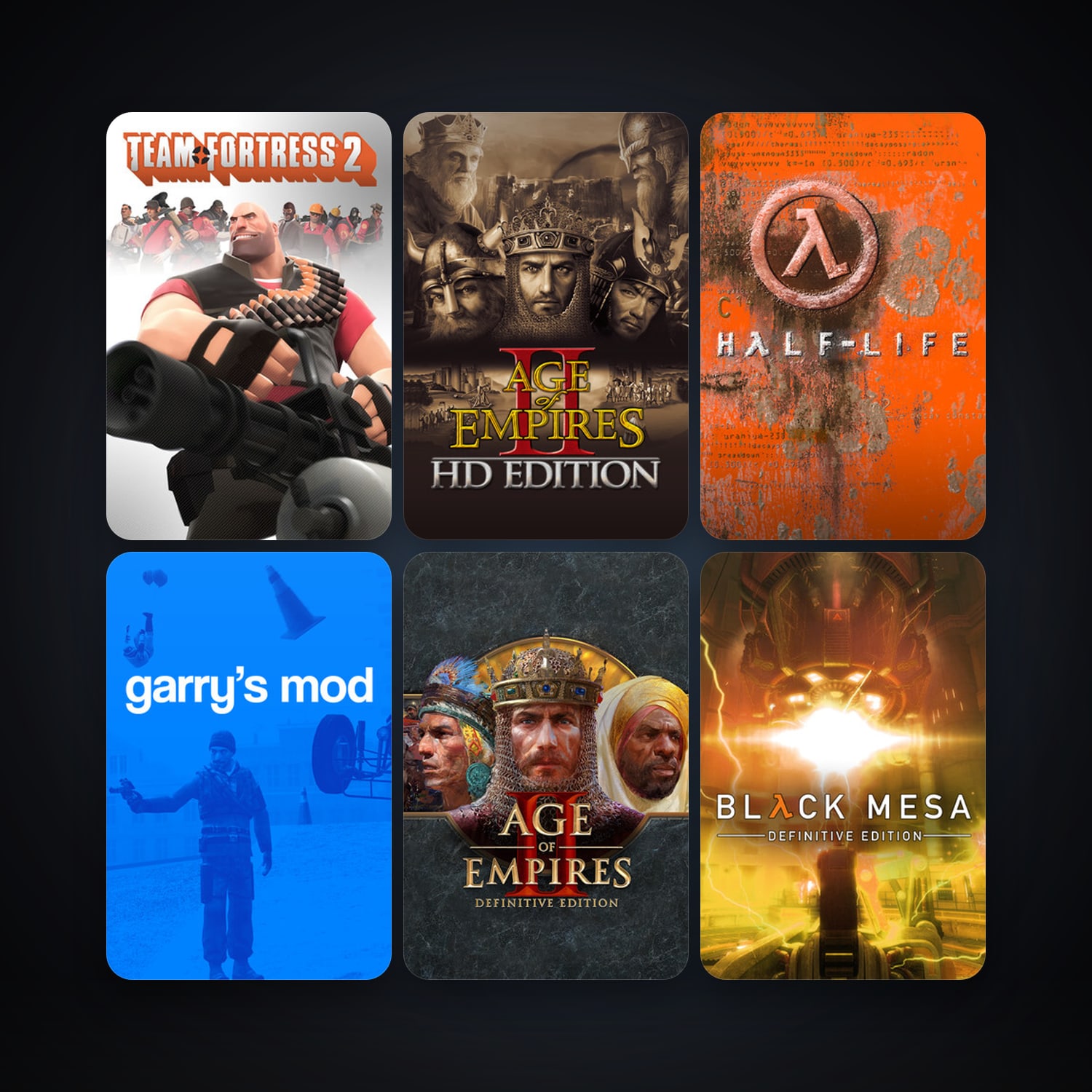 Half-Life: Opposing Force + Half-Life, 34 games, Steam 10, clean — HabibiAccounts