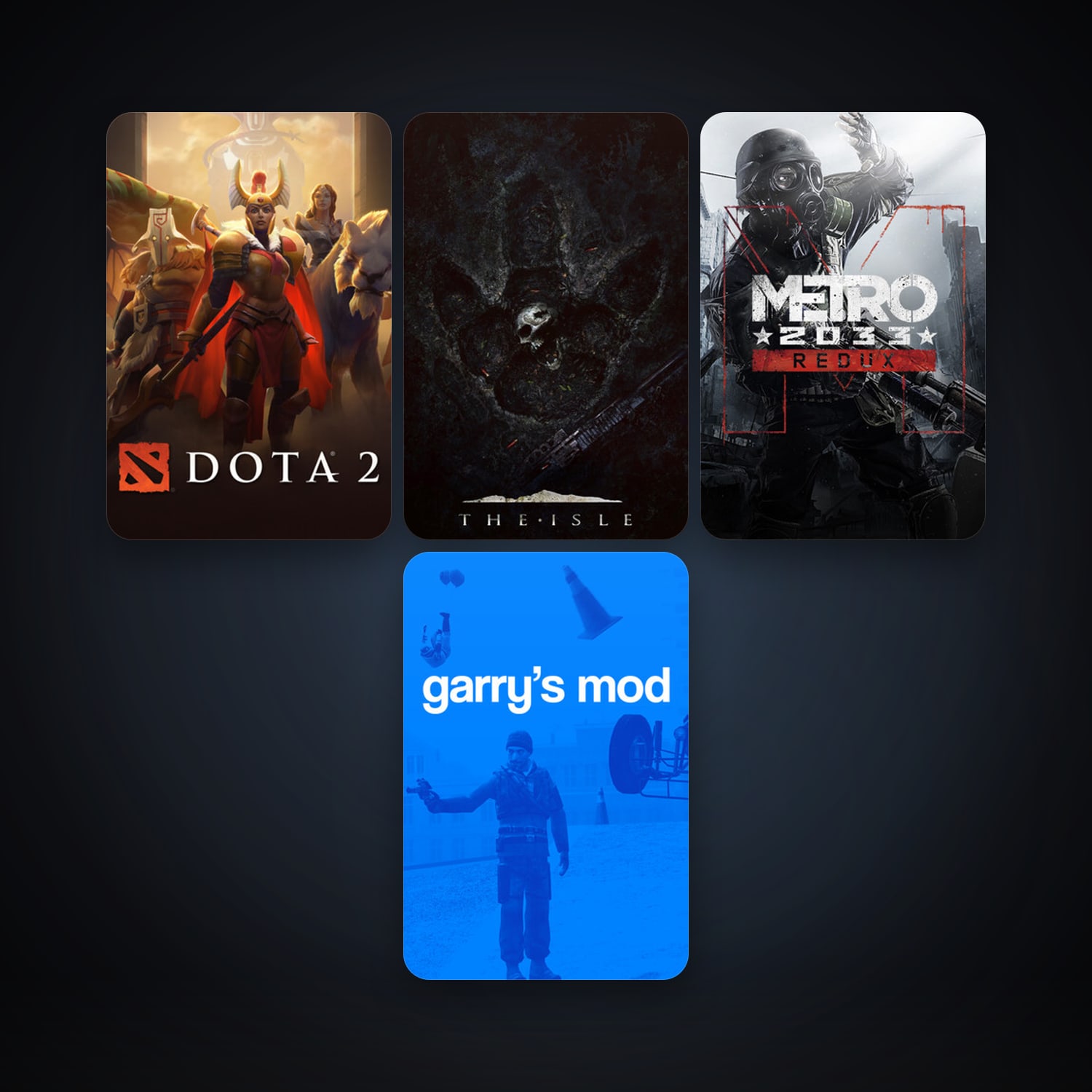 Dota 2 + Garry's Mod, 9 games, clean — HabibiAccounts