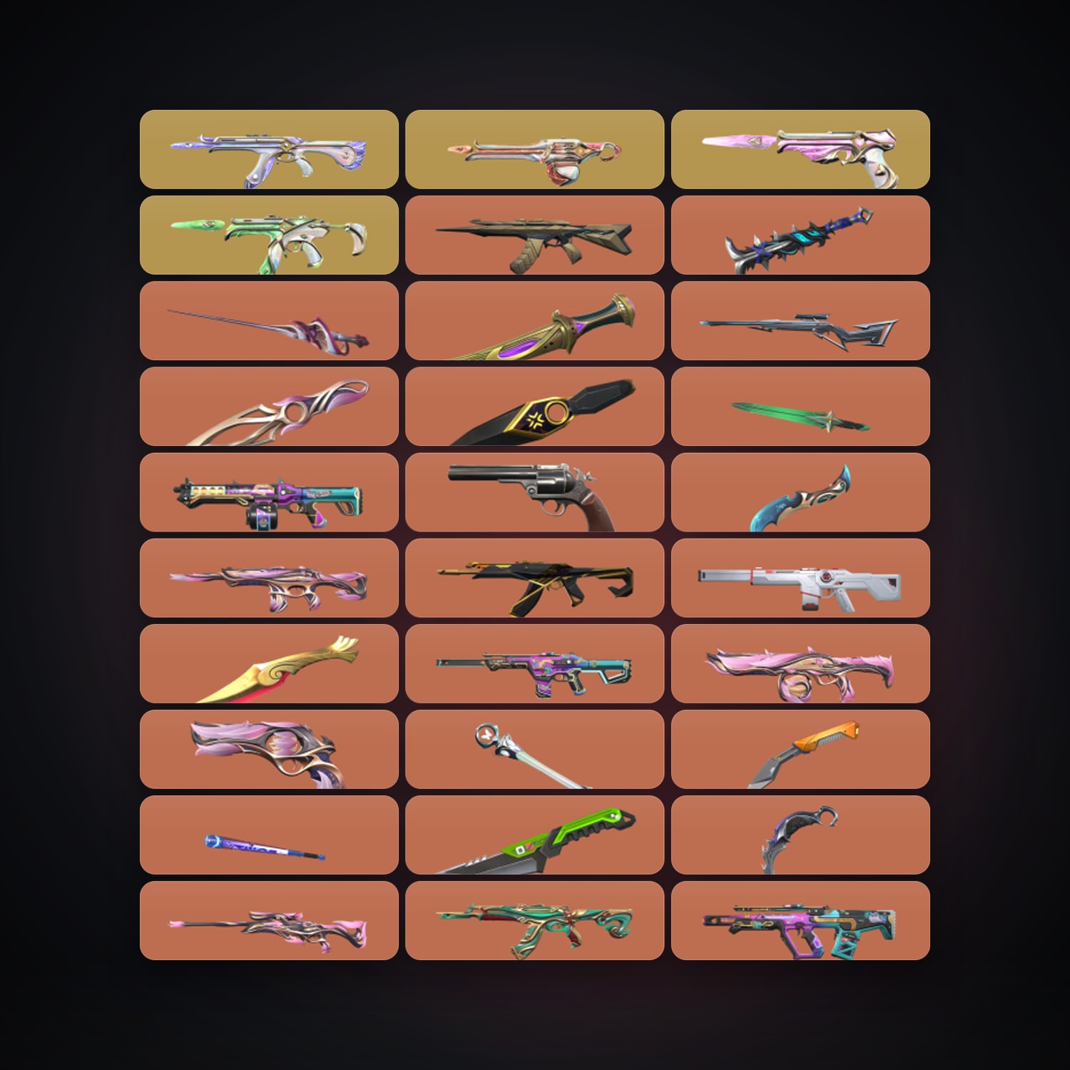 NA Silver 2 locker — 13 knives, 190 skins, lvl 272 — HabibiAccounts