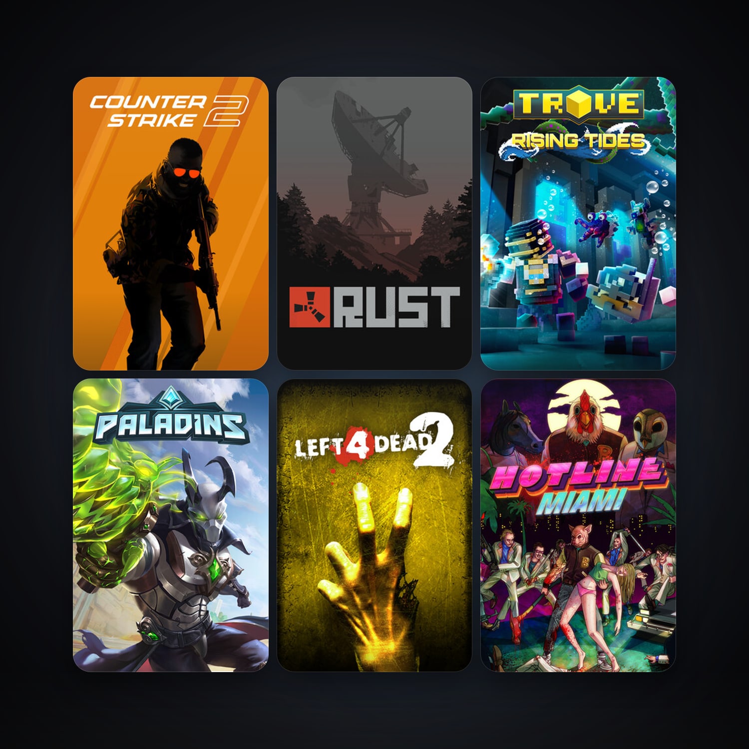 Left 4 Dead 2 + CS2 Prime, 29 games, Steam 10, clean — HabibiAccounts