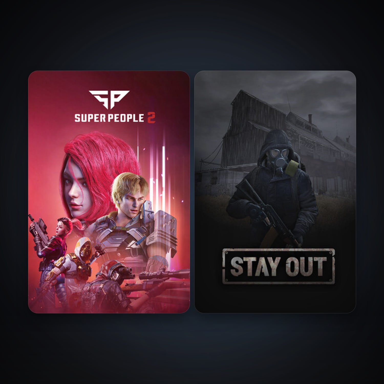 Stay Out + SUPER PEOPLE, 5 games, clean — HabibiAccounts