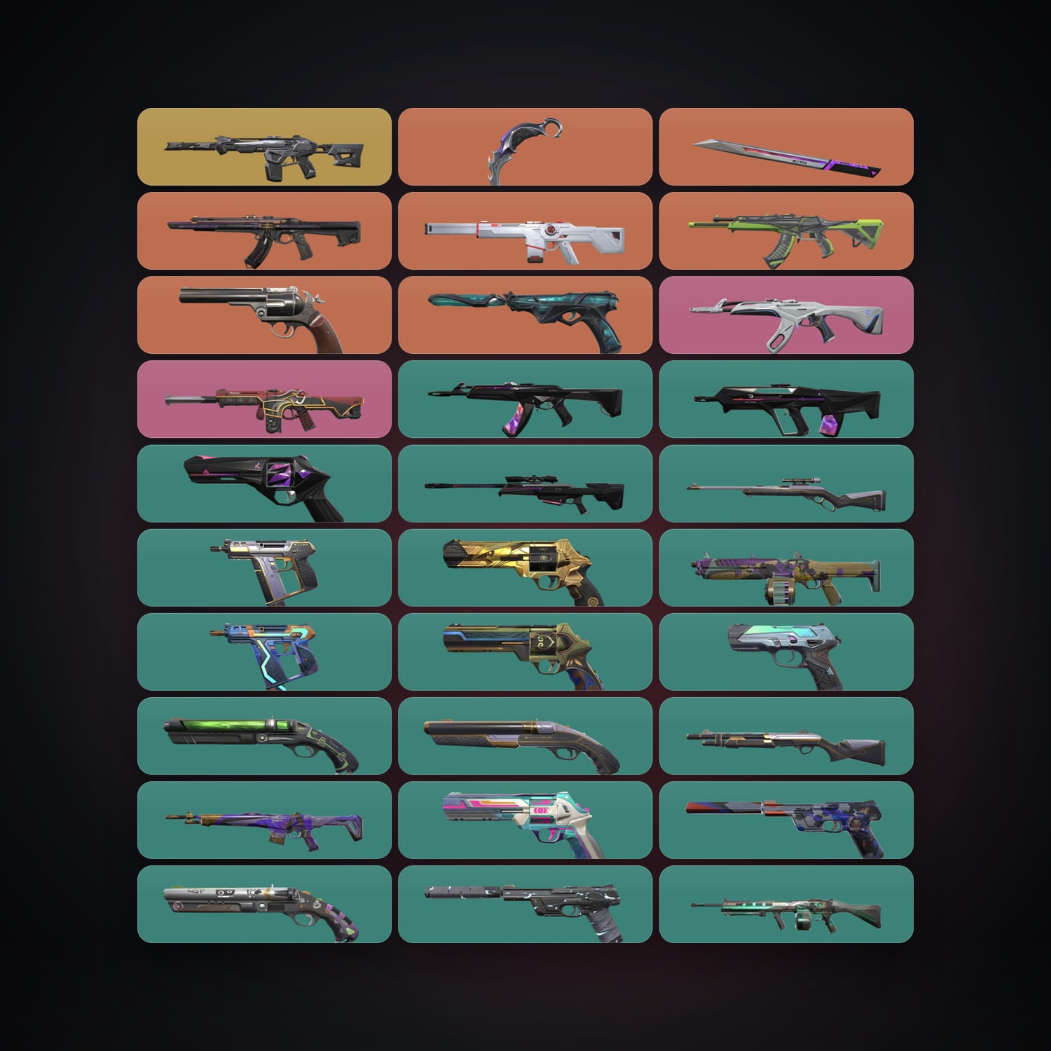 BR Iron 1 locker — 2 knives, 30 skins, lvl 176 — HabibiAccounts