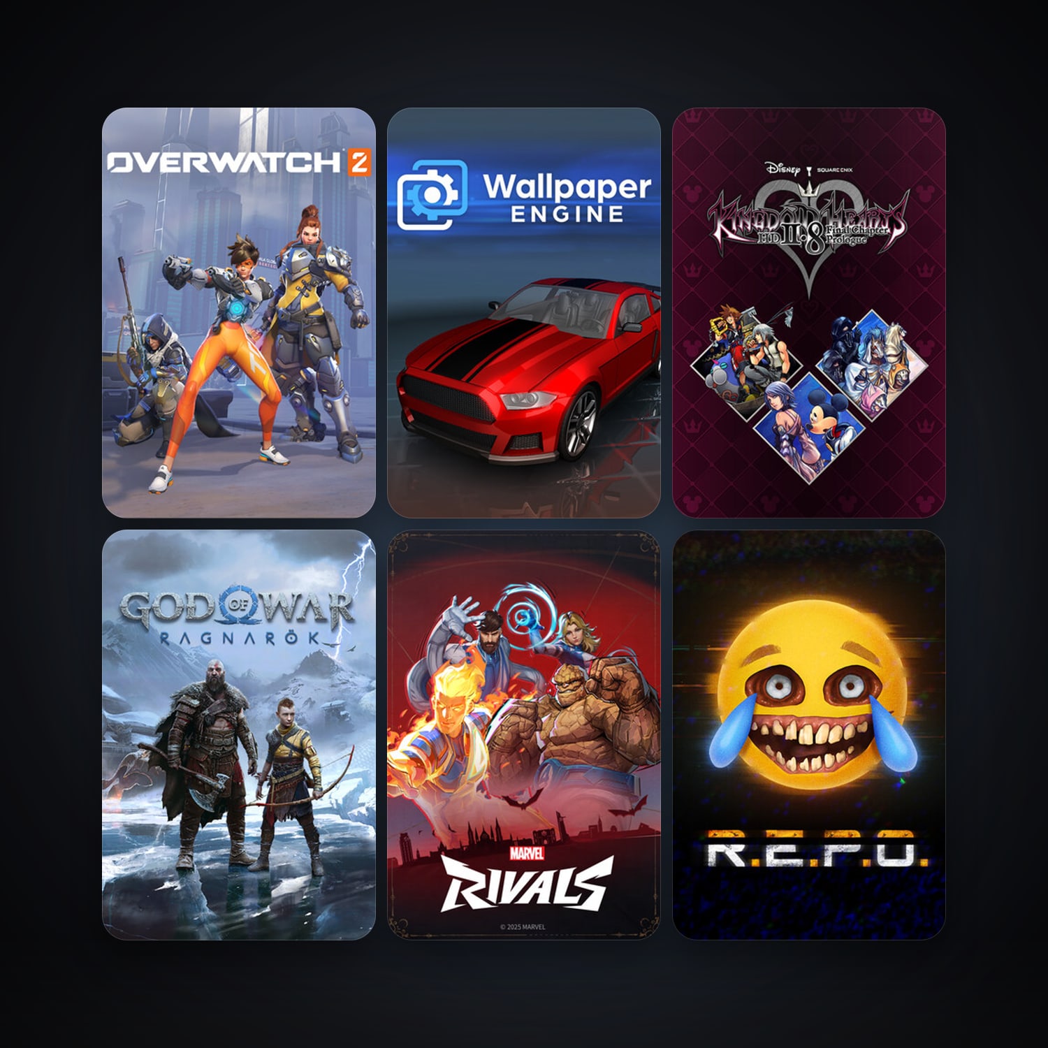 Wallpaper Engine + Devil May Cry 5, 15 games, clean — HabibiAccounts