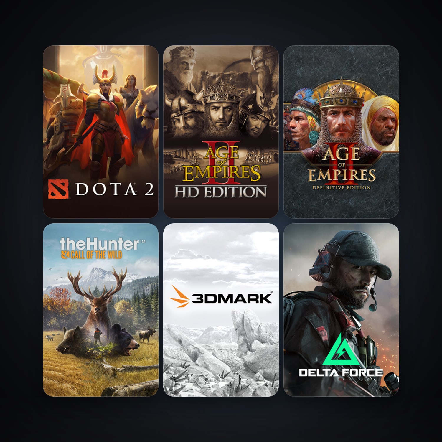 Dota 2 + Age of Empires II, 11 games, clean — HabibiAccounts