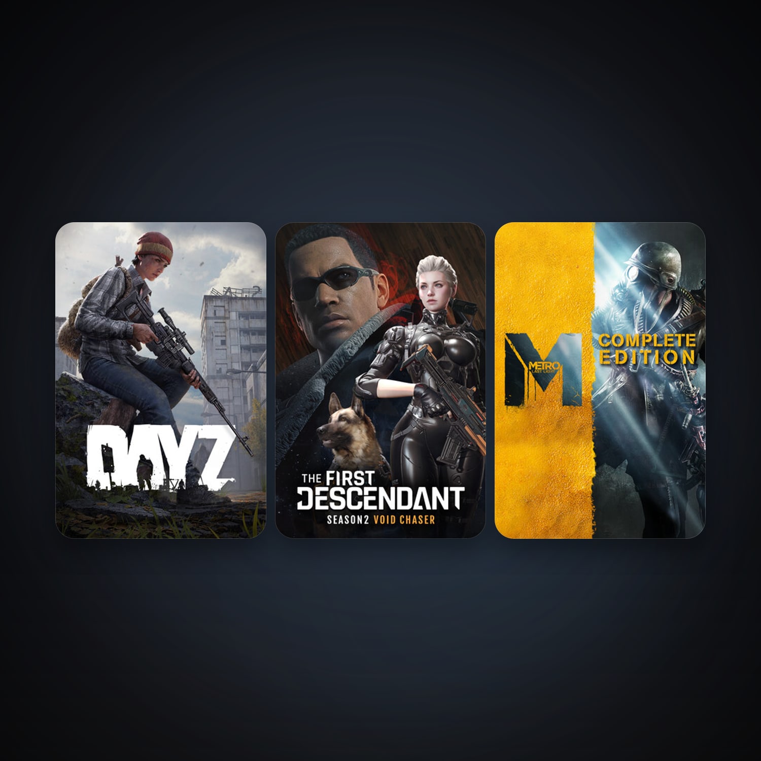Metro: Last Light + DayZ, 4 games, clean — HabibiAccounts