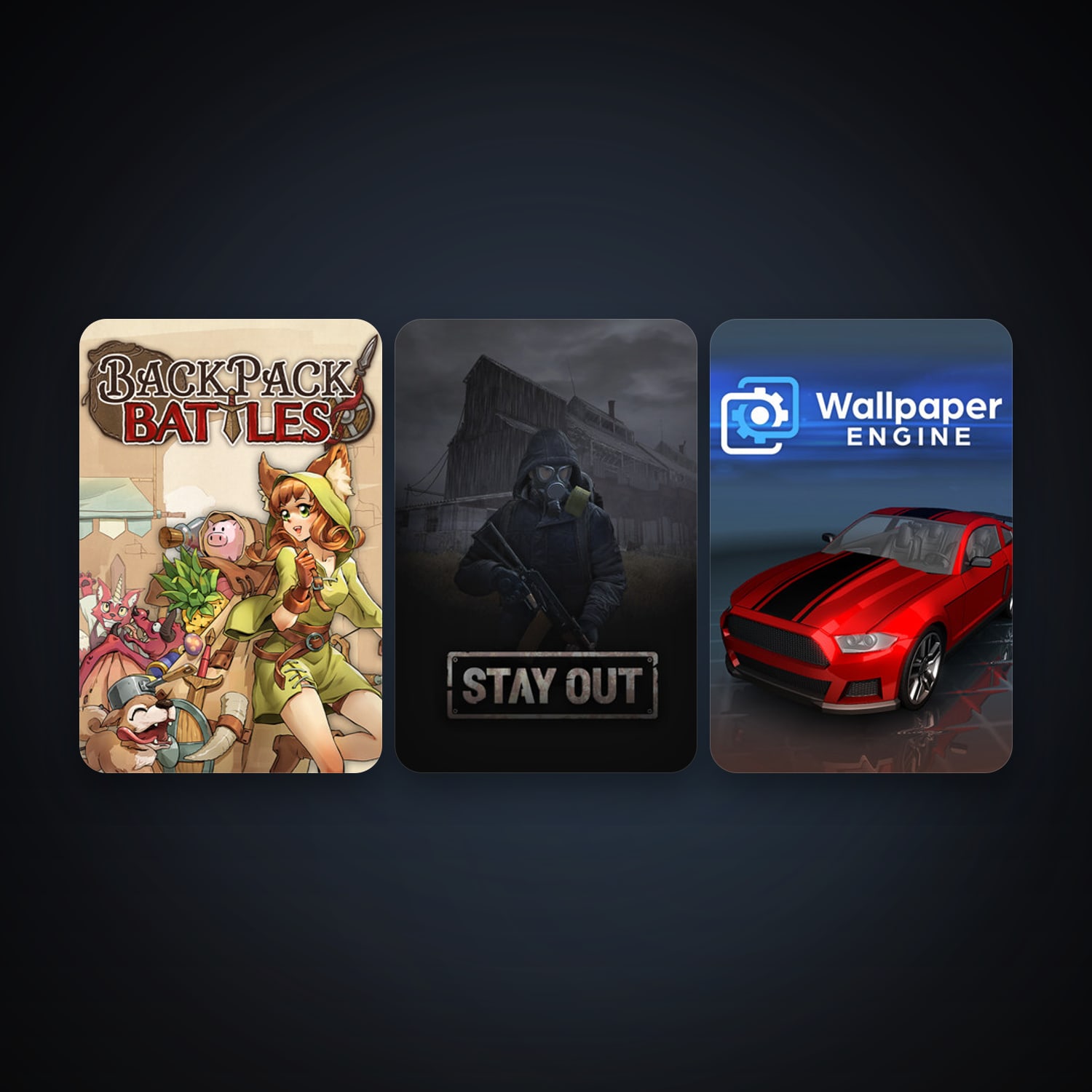Wallpaper Engine + Stay Out, 5 games, clean — HabibiAccounts