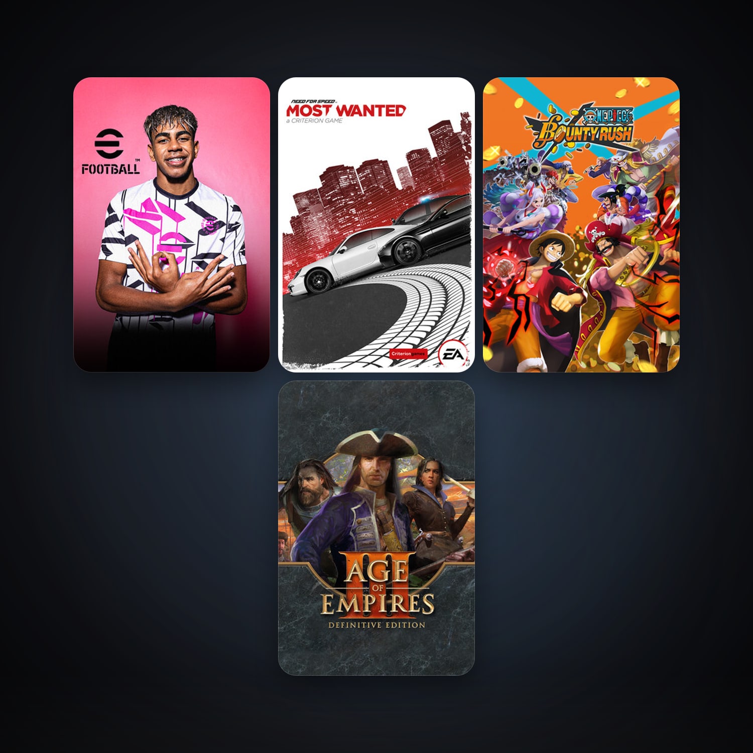 Age of Empires III: Definitive Edition + Need for Speed Most Wanted, 9 games, clean — HabibiAccounts