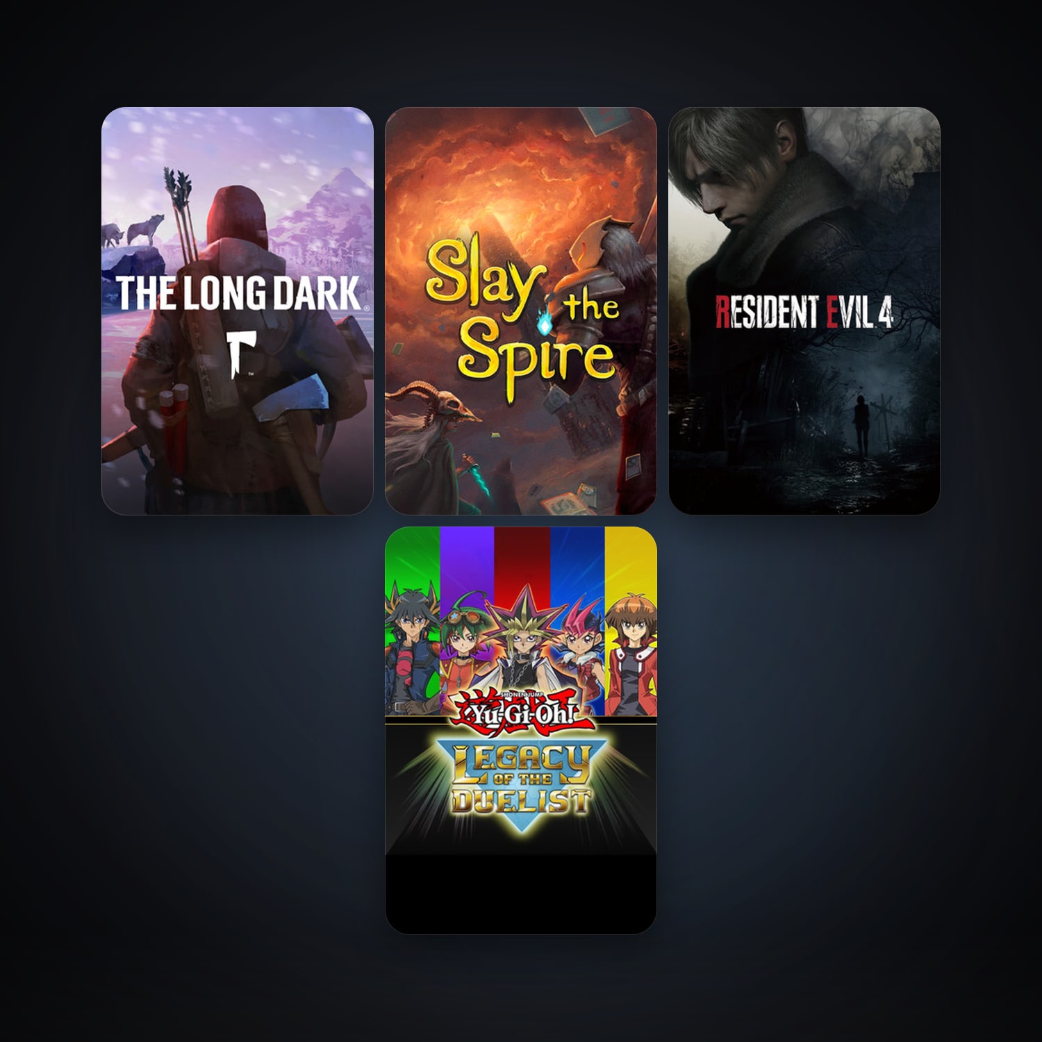 The Long Dark + Yu-Gi-Oh! Legacy of the Duelist, 5 games, clean — HabibiAccounts