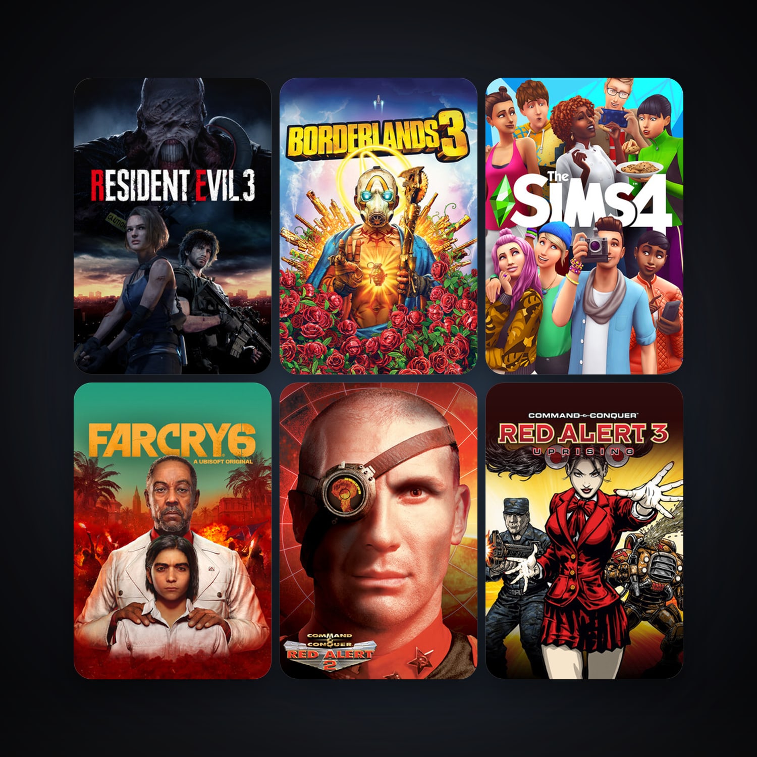 Command & Conquer: Red Alert 3 + Command & Conquer 3: Tiberium Wars, 35 games, clean — HabibiAccounts