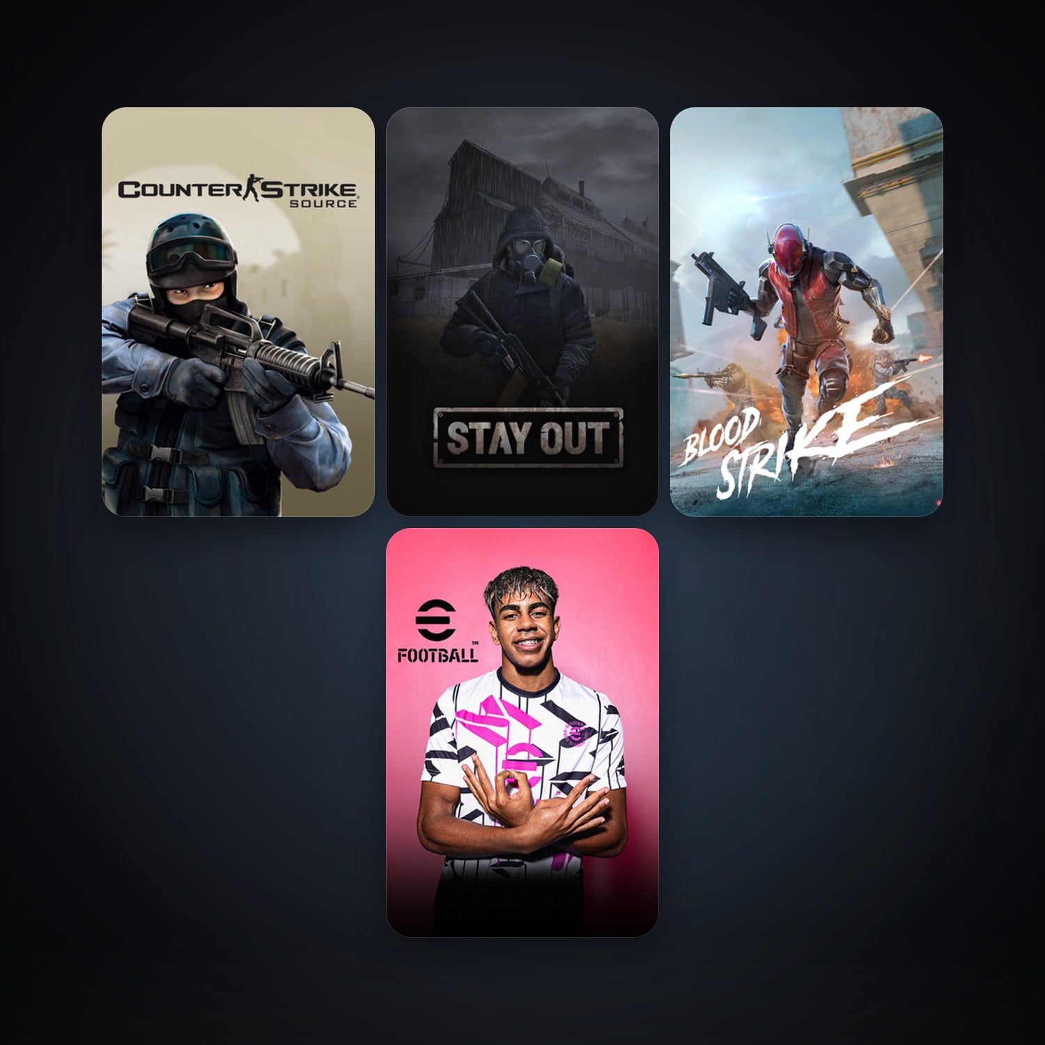 Counter-Strike: Source + Free CS2 (No Prime), 6 games, clean — HabibiAccounts
