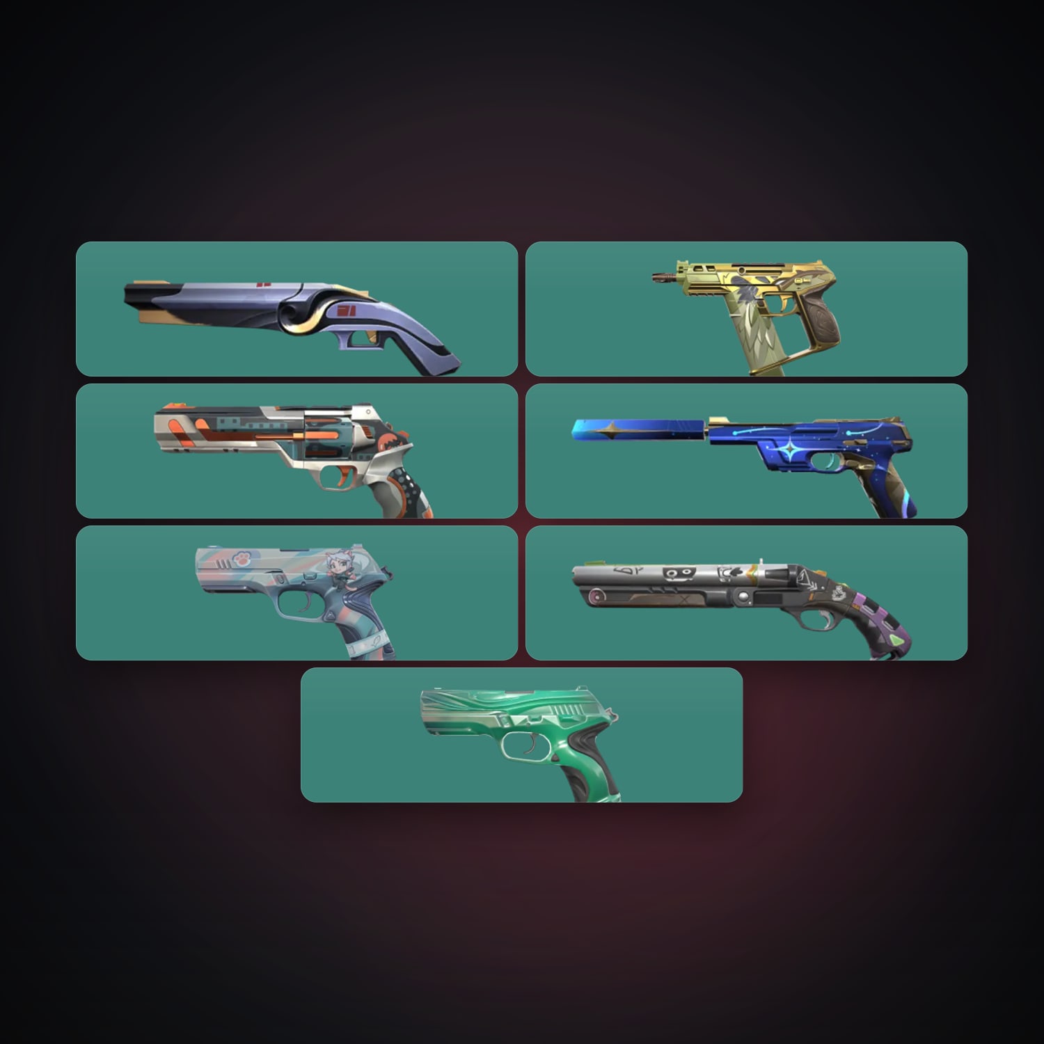 AP Gold 2 locker — 7 skins, lvl 144 — HabibiAccounts