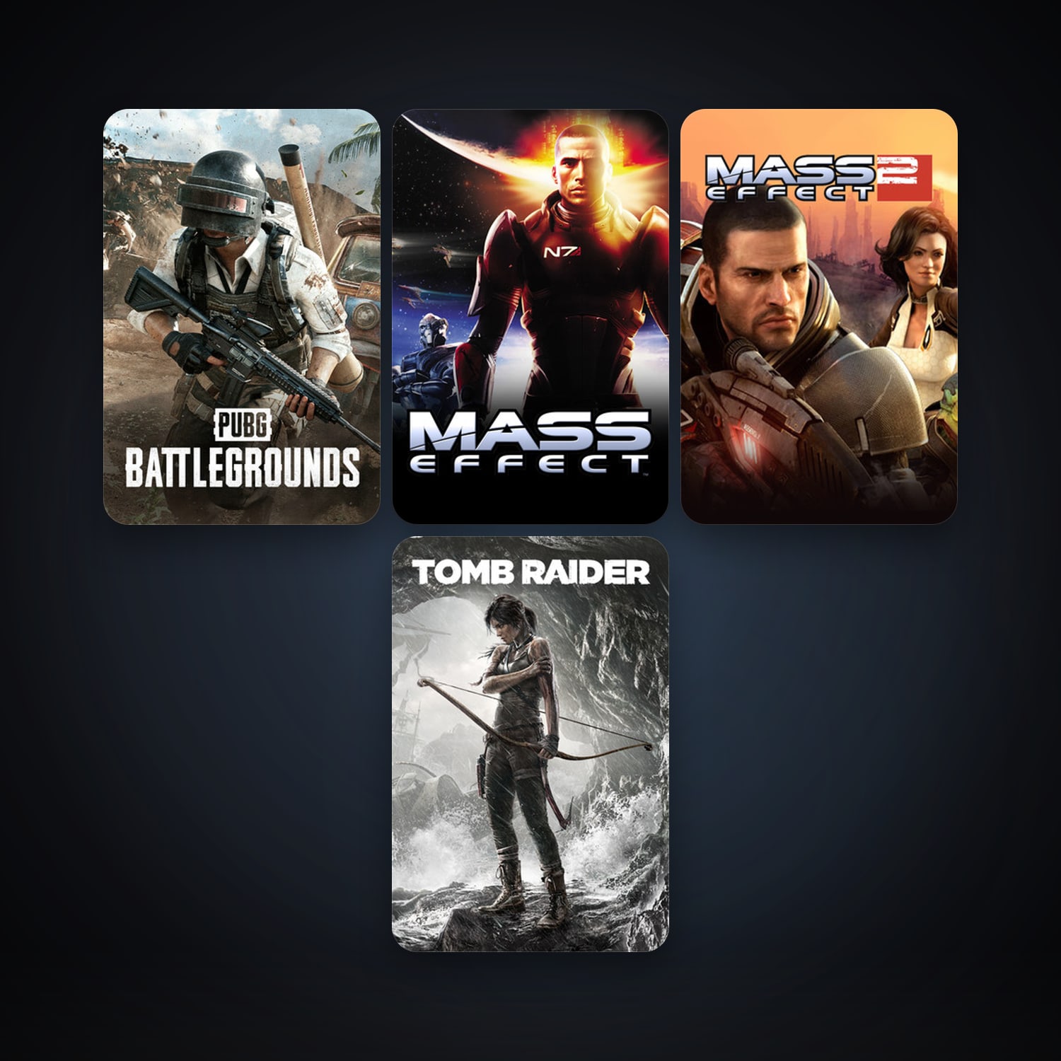 Mass Effect + Mass Effect 2, 5 games, clean — HabibiAccounts