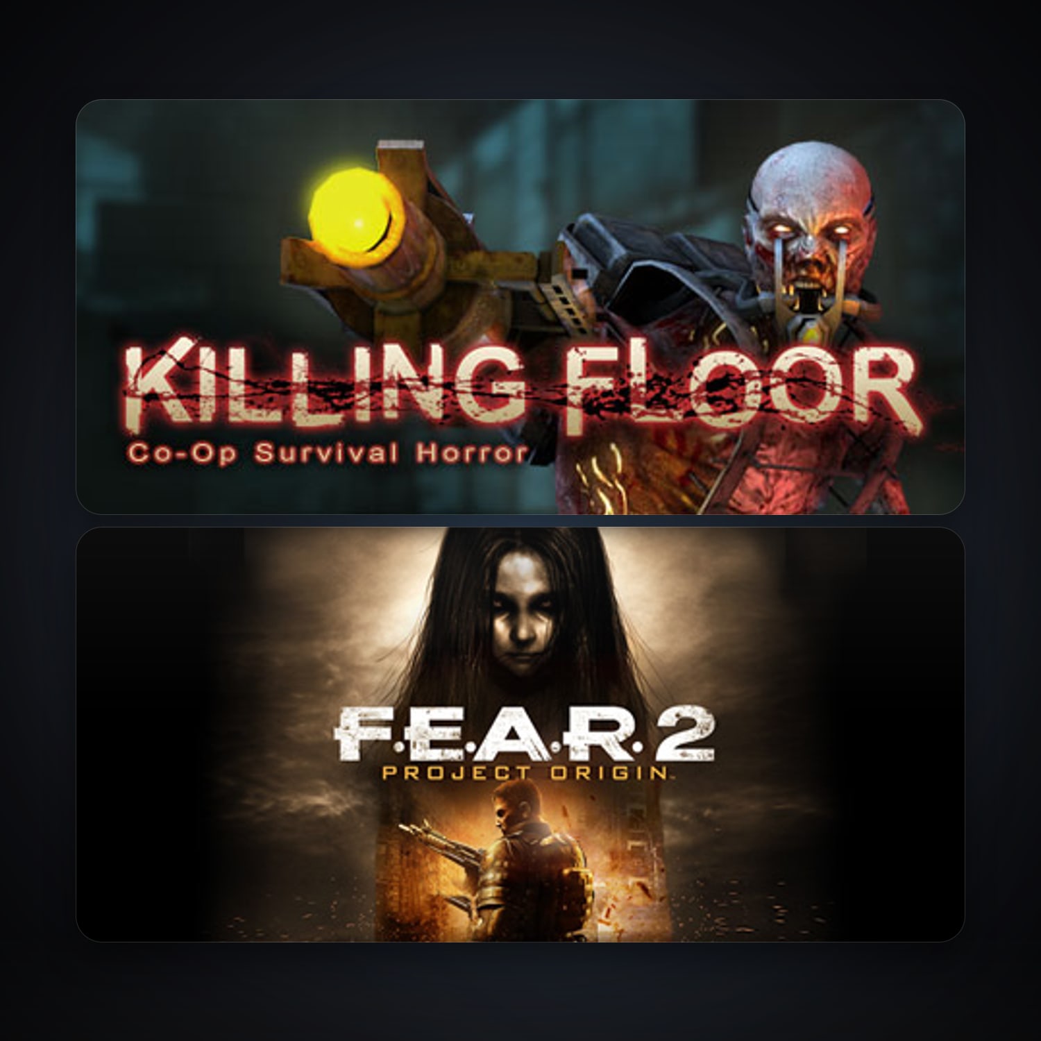 Killing Floor + F.E.A.R. 2: Project Origin, 3 games, clean — HabibiAccounts