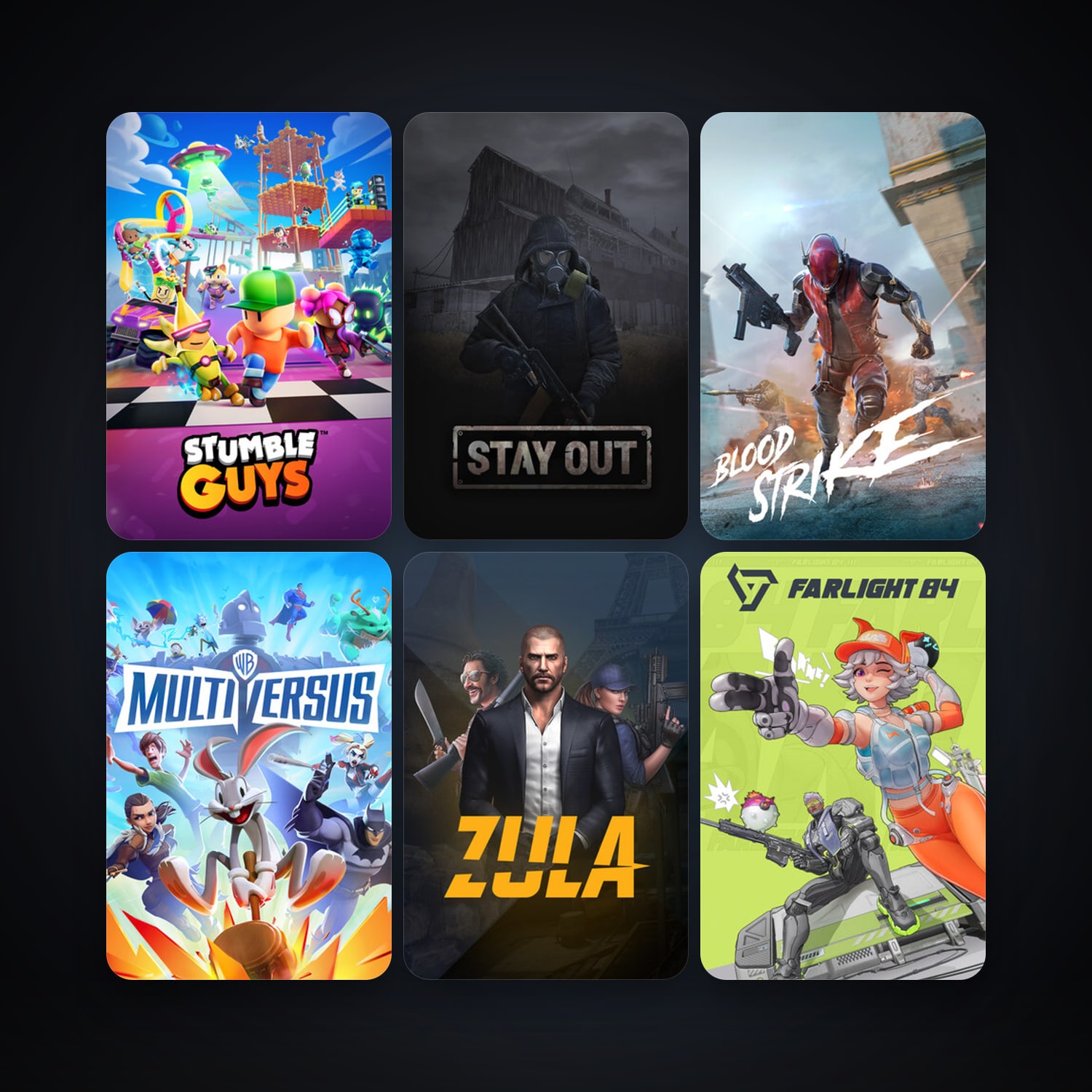 Zula Global + Stay Out, 10 games, clean — HabibiAccounts