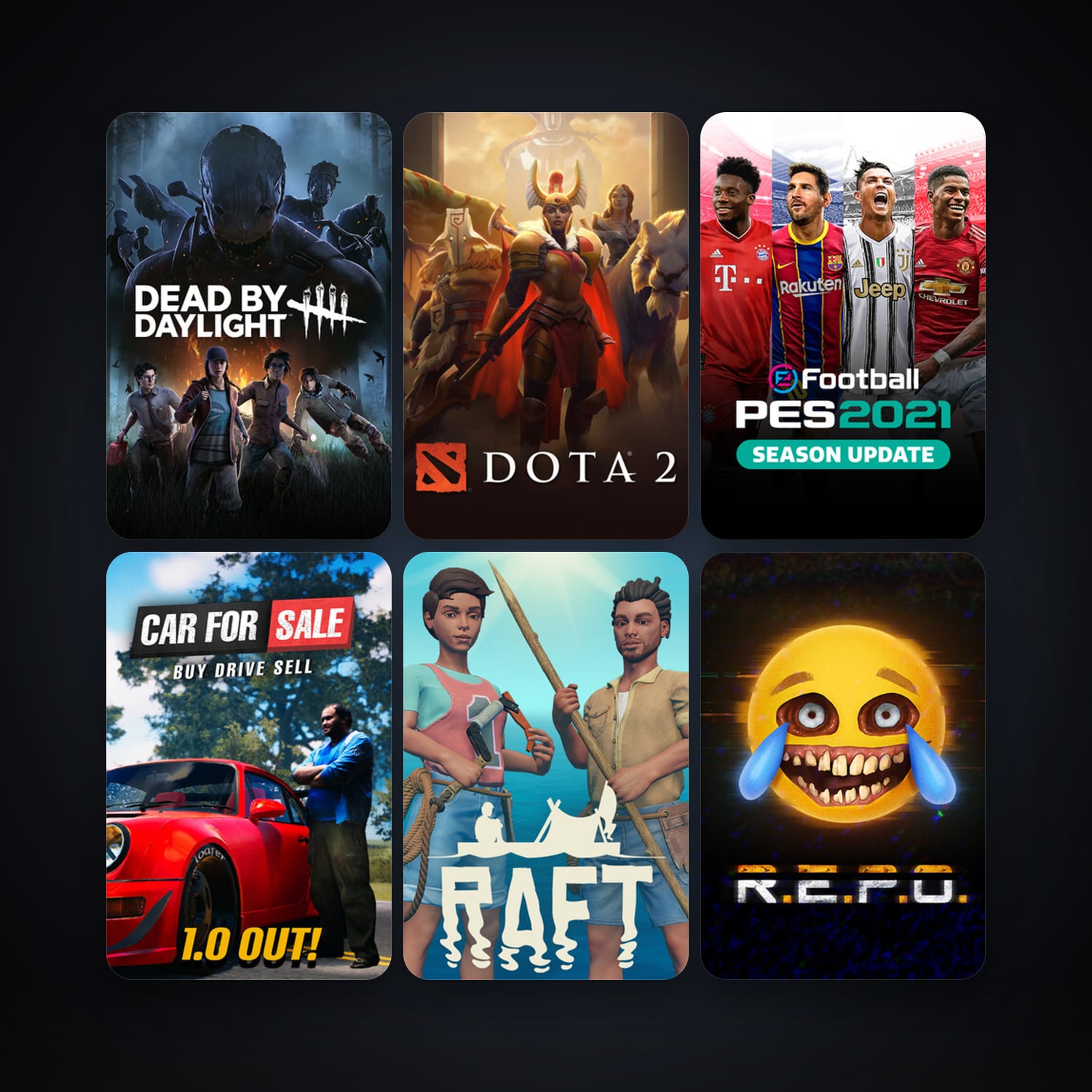 Dota 2 + Dead by Daylight, 47 games, clean — HabibiAccounts