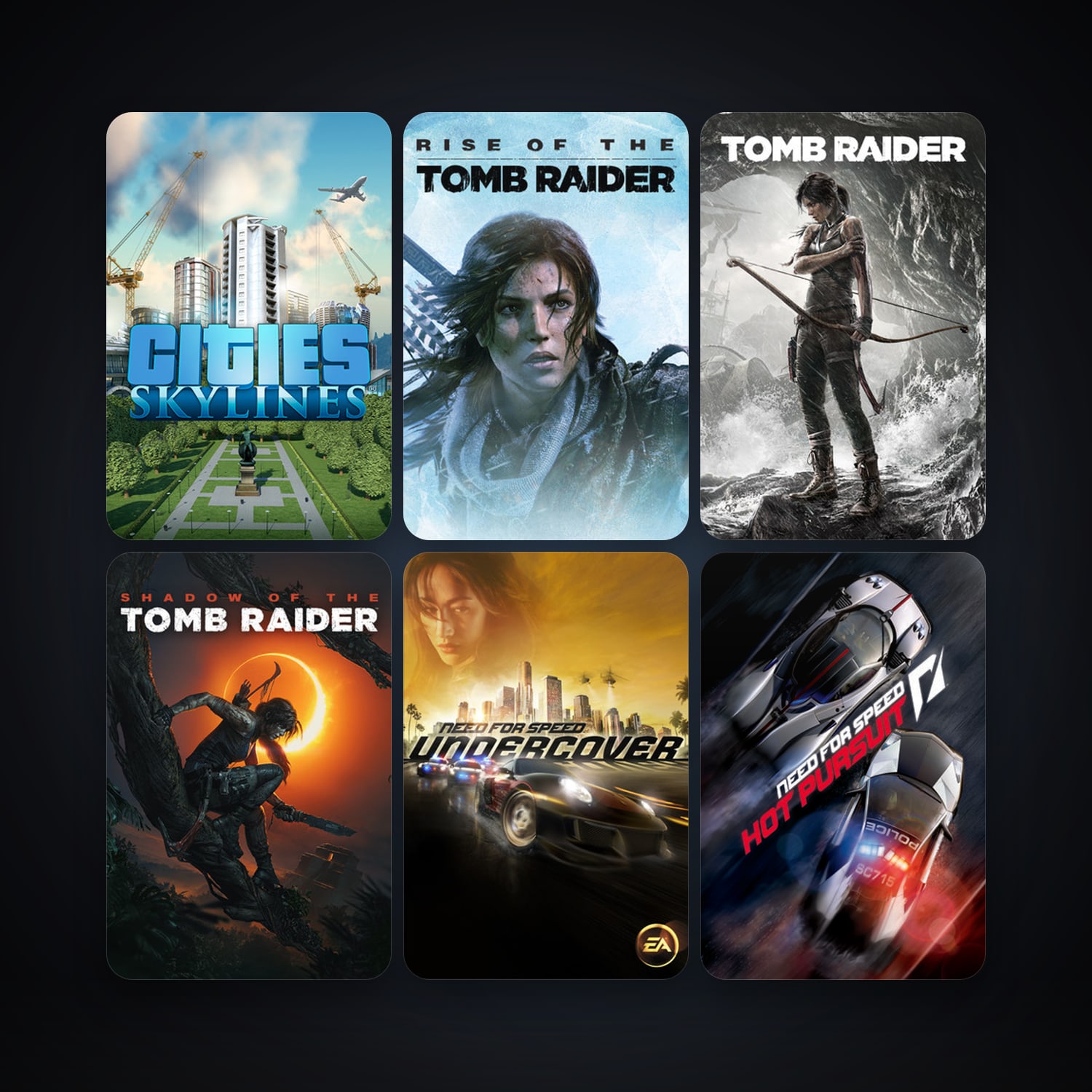 Tomb Raider: Legend + Tomb Raider: Anniversary, 29 games, clean — HabibiAccounts
