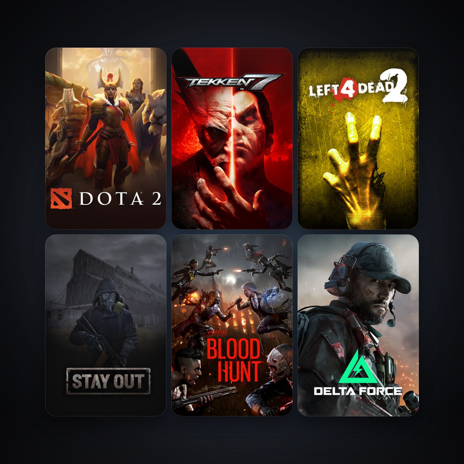 Left 4 Dead 2 + Dota 2, 20 games, clean — HabibiAccounts