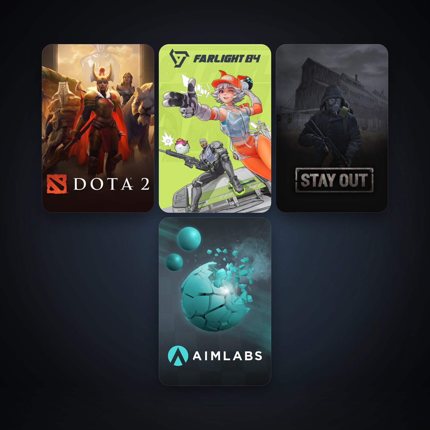 Dota 2 + Aimlabs, 9 games, clean — HabibiAccounts